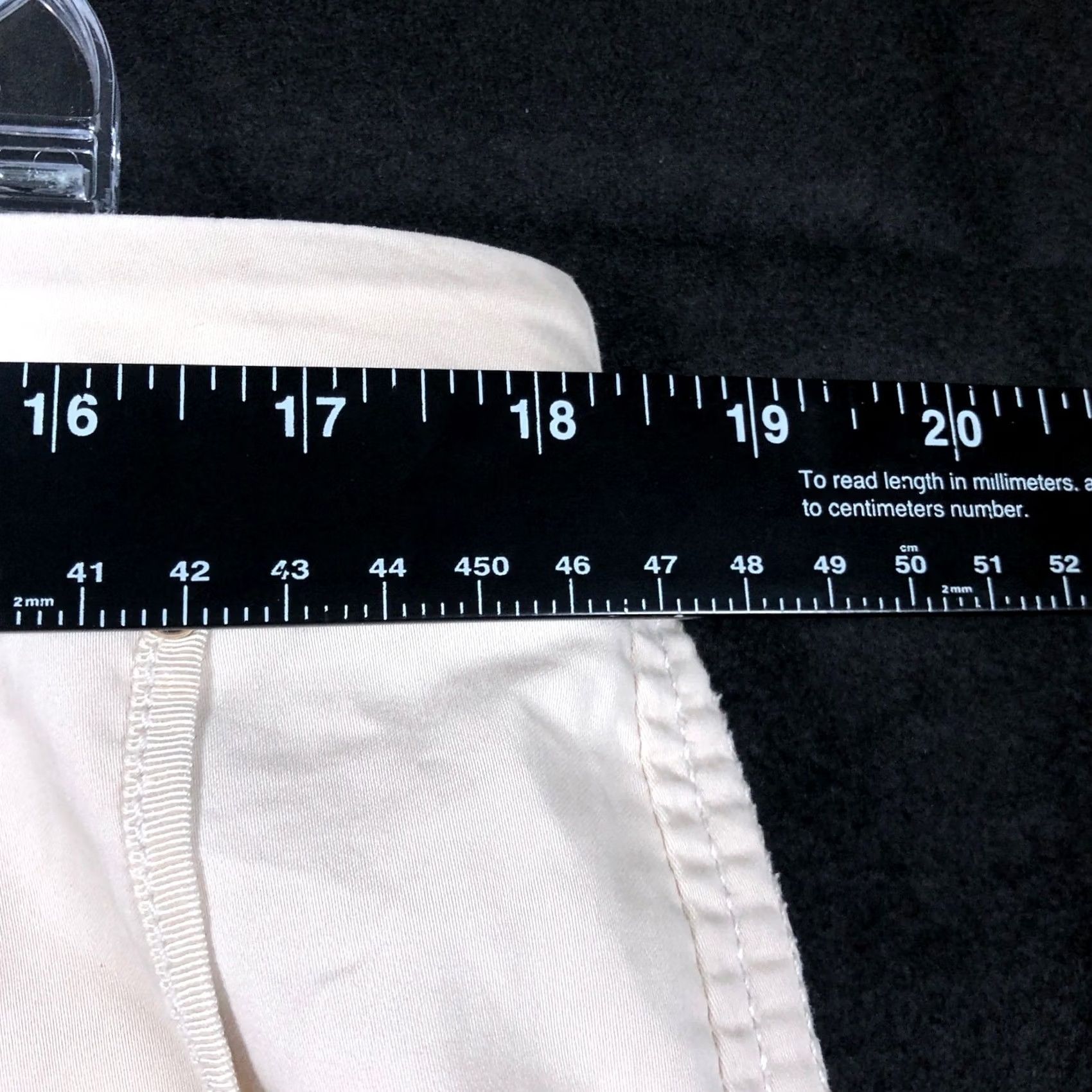 Vintage Chicos Womens Pants Tan High Rise Crop Side Leg Pocket Stretch 2.5 (L) Size 25" / US 0 / IT 36 - 7 Thumbnail