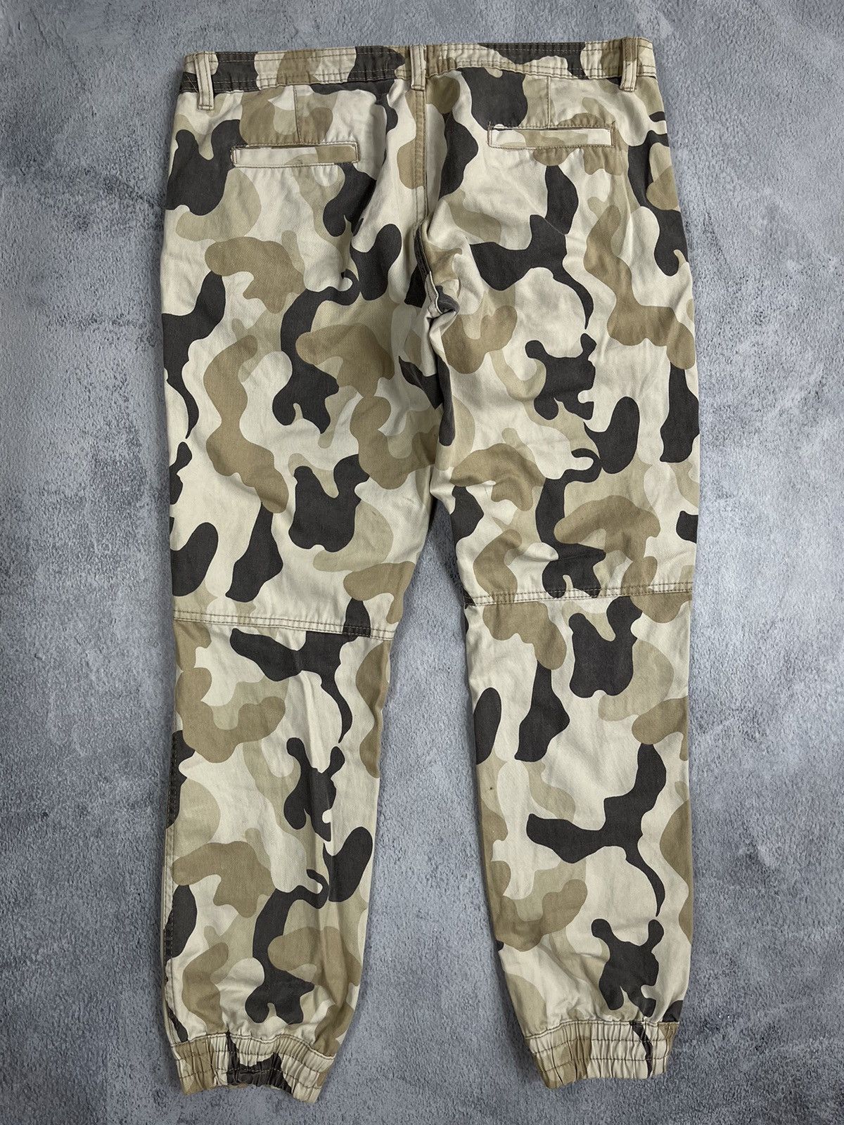 Japanese Brand × Vintage Vintage Y2K Low Rise camo double knee style pants japan M Size 28" / US 6 / IT 42 - 6 Thumbnail