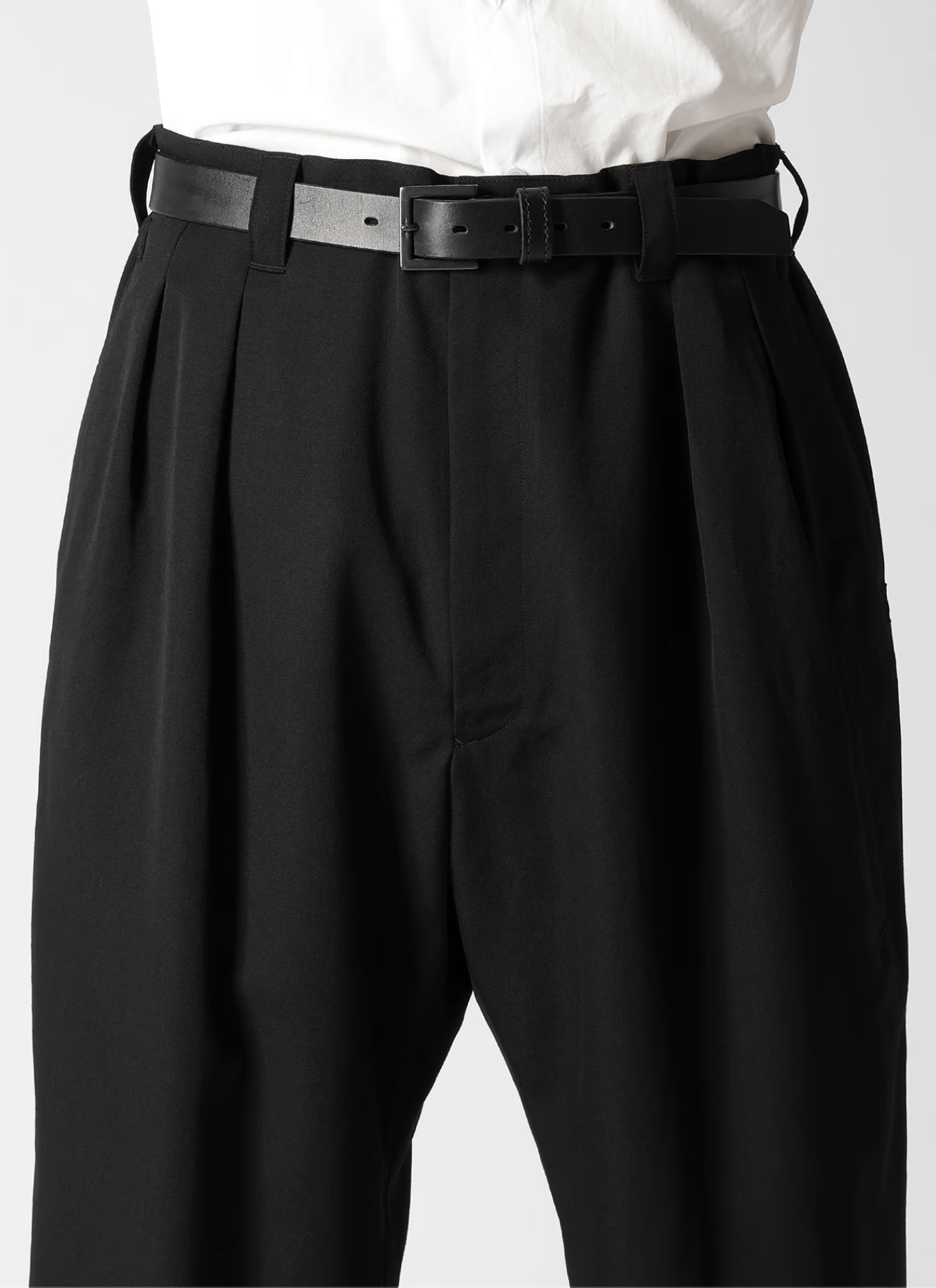 Yohji Yamamoto Yohji Yamamoto Pour Homme W/Gabardine LEFT SIDE POCKET PANTS Size US 32 / EU 48 - 14 Thumbnail