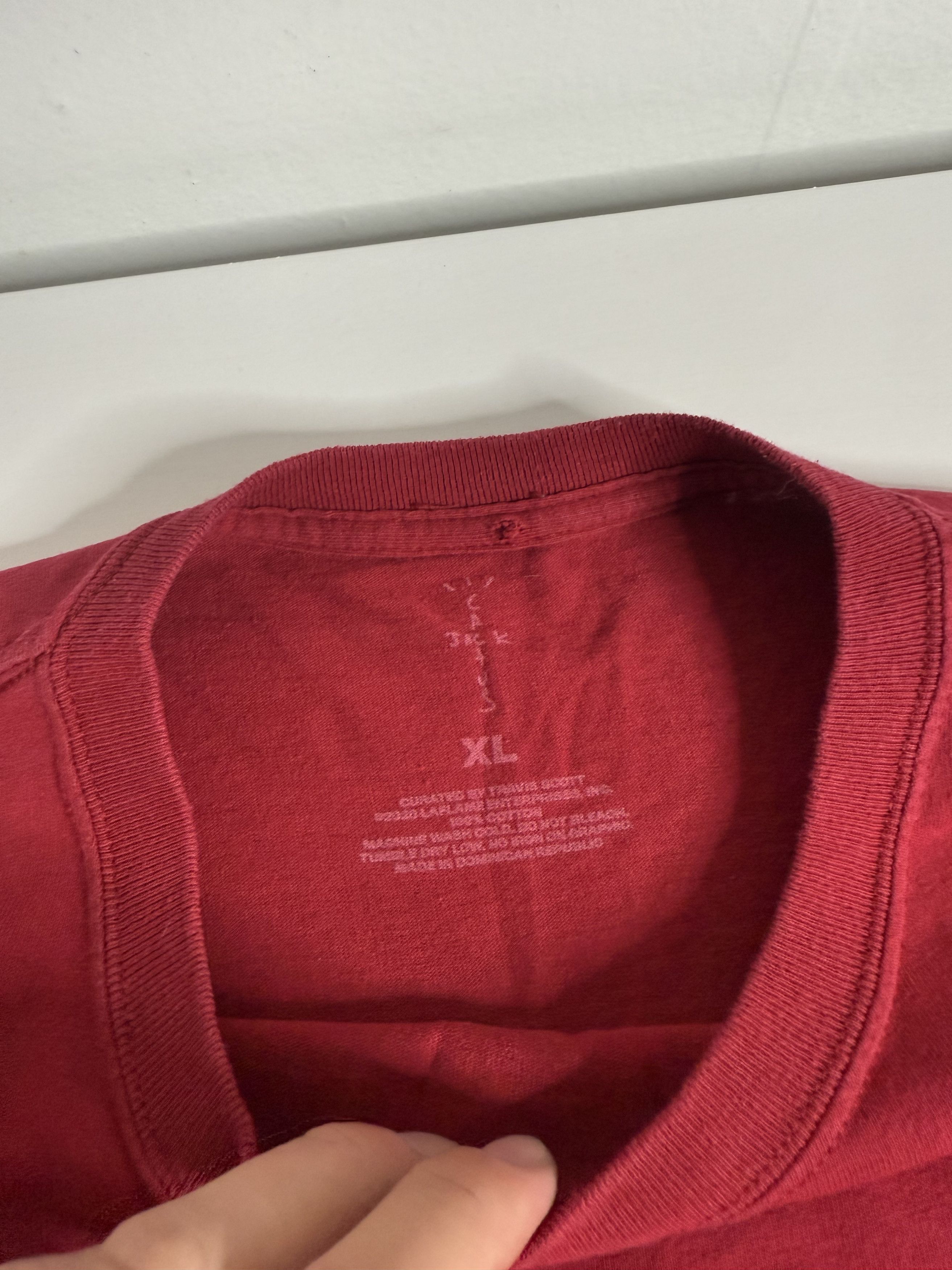 Travis Scott Travis Scott Apple Pie Tee "Burgundy" Size US XL / EU 56 / 4 - 6 Thumbnail