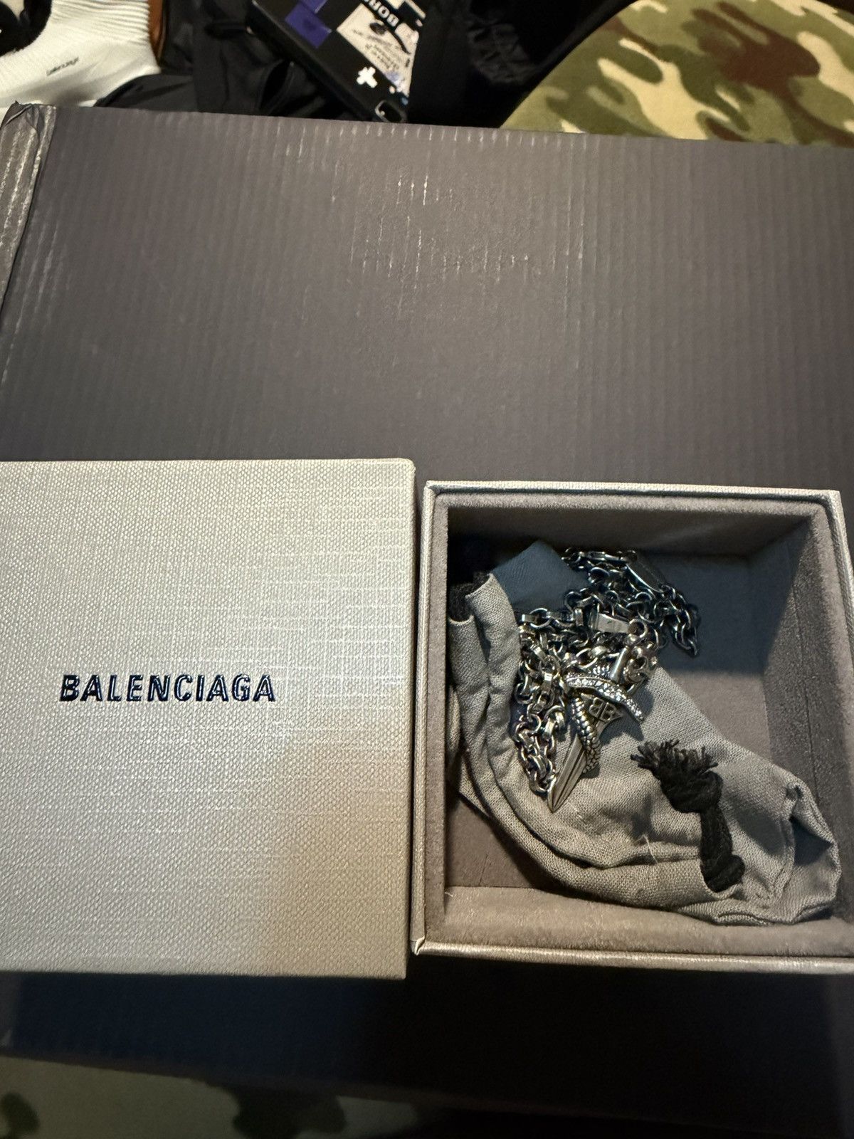 Balenciaga Balenciaga goth sword snake necklace Size ONE SIZE - 11 Thumbnail