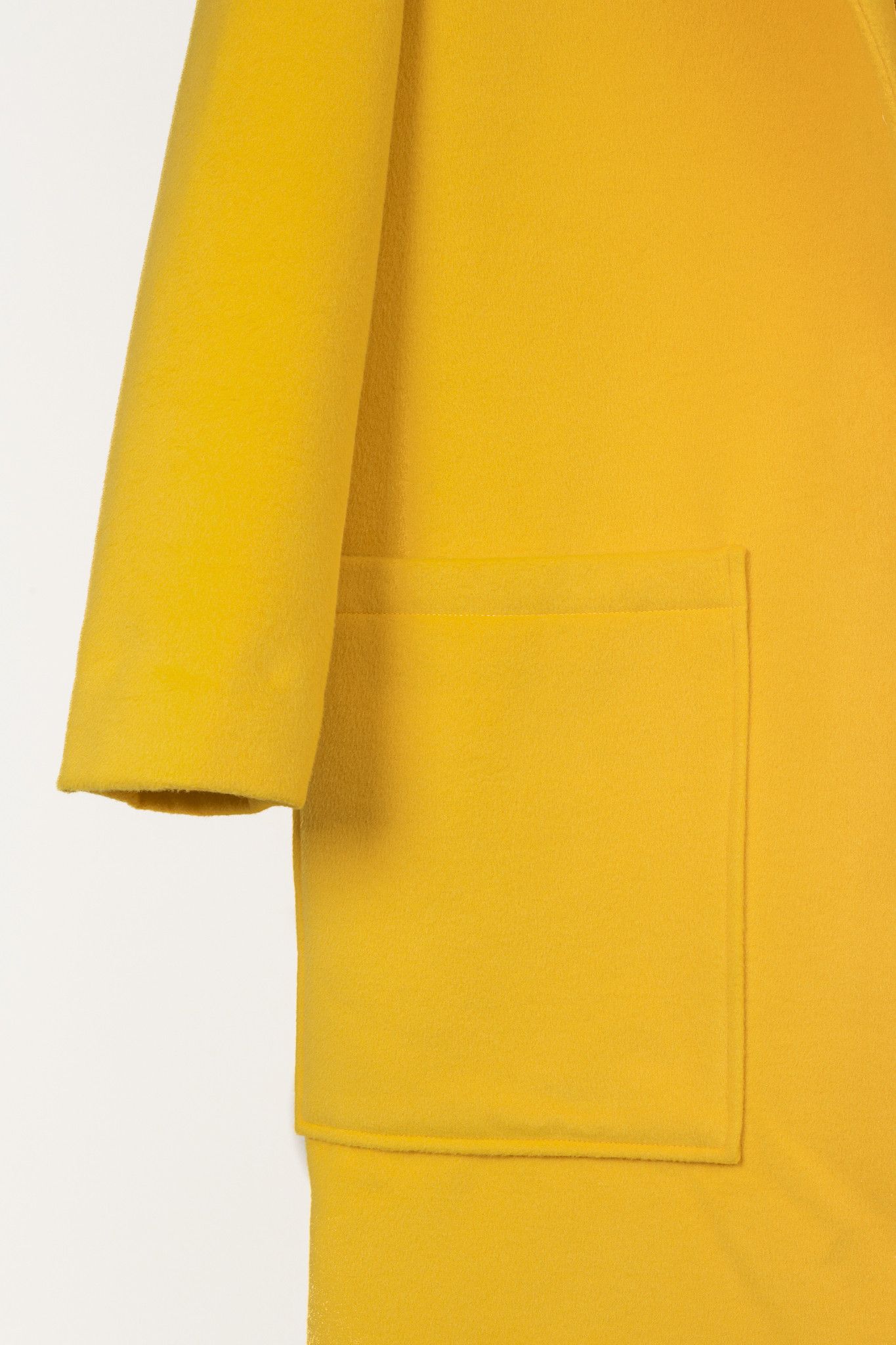 Other Something Navy Yellow Felt Patch-Pocket Over Coat Size XL / US 12-14 / IT 48-50 - 6 Thumbnail