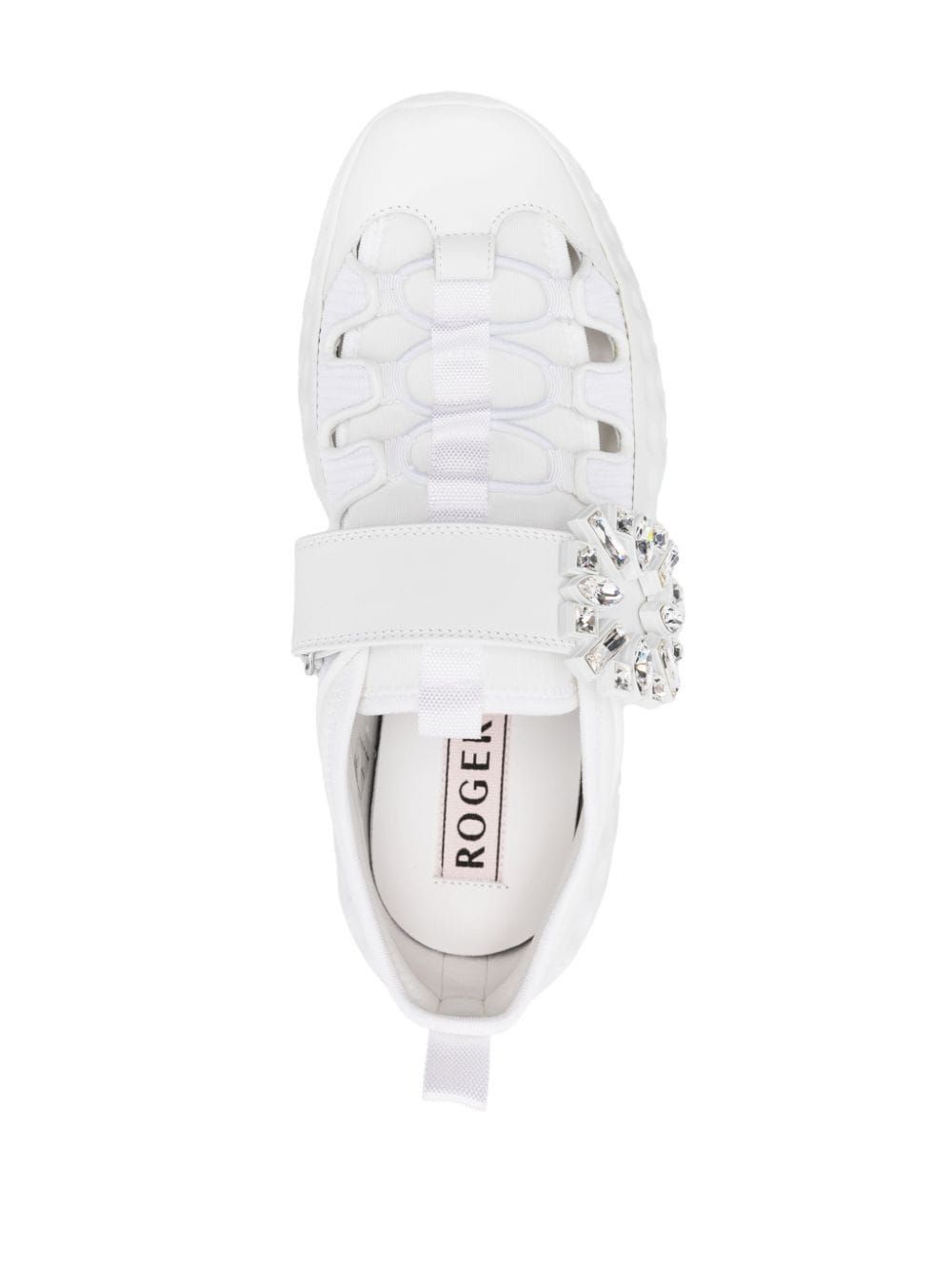 Roger Vivier o1s22i1n0824 Light Trekky Low-Top Sneakers in White Size US 9 / IT 39 - 4 Thumbnail