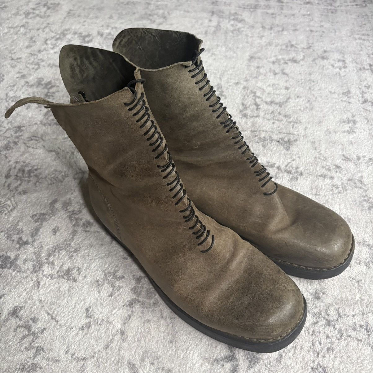 Incarnation Incarnation Micro-Lace Guidi Horse Leather Back Zip Boots Size US 9.5 / EU 42-43 - 2 Thumbnail