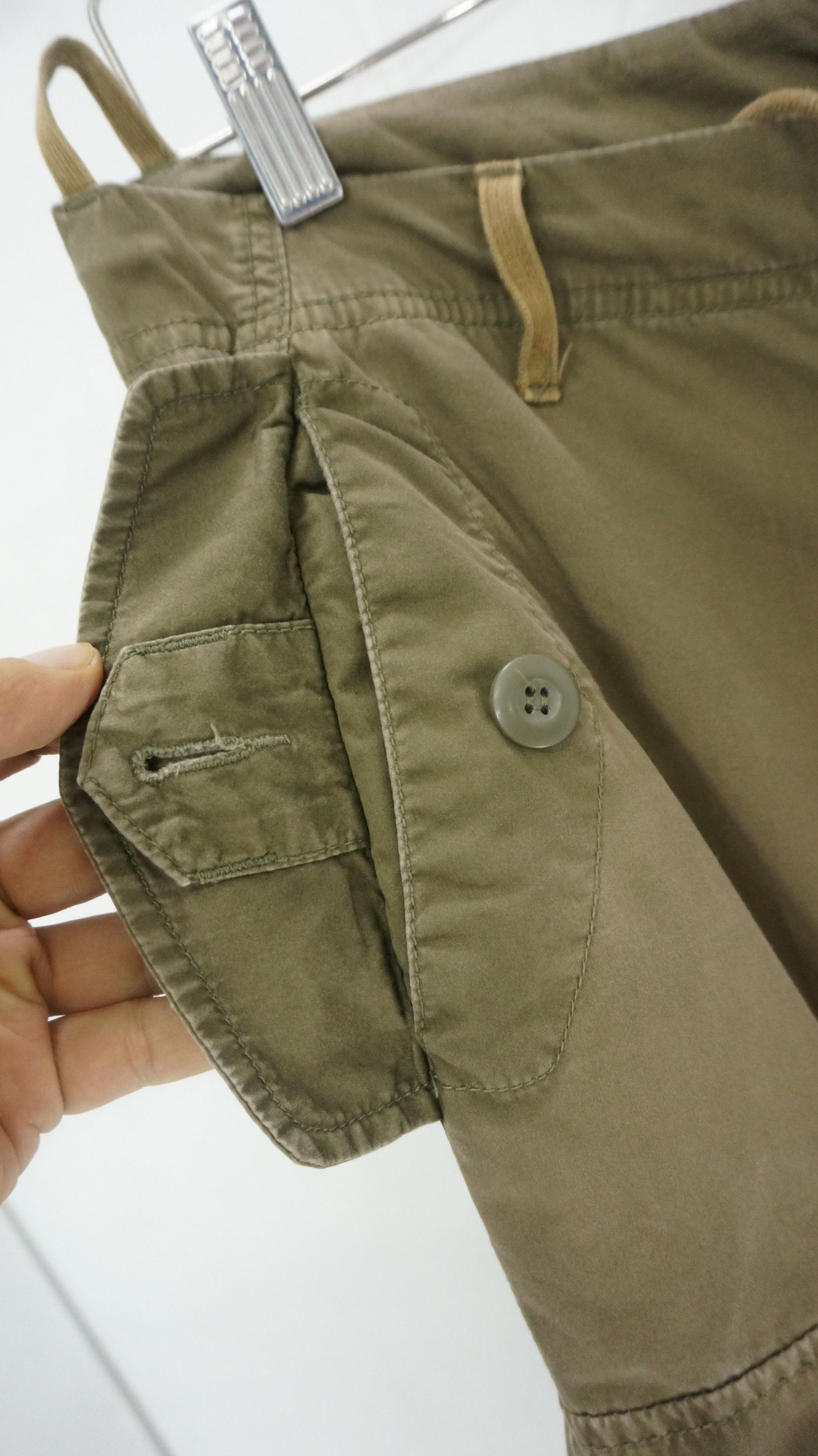 Japanese Brand BACK NUMBER Tactical Lightweight Roll Up Cargo Pants Size US 34 / EU 50 - 7 Thumbnail