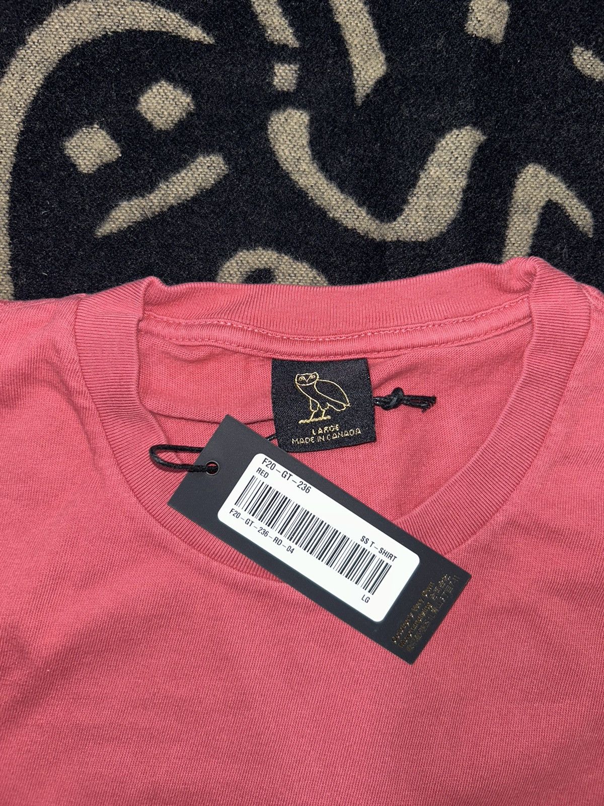 October's Very Own 2020 Red Garment dye Tshirt Size US L / EU 52-54 / 3 - 4 Thumbnail