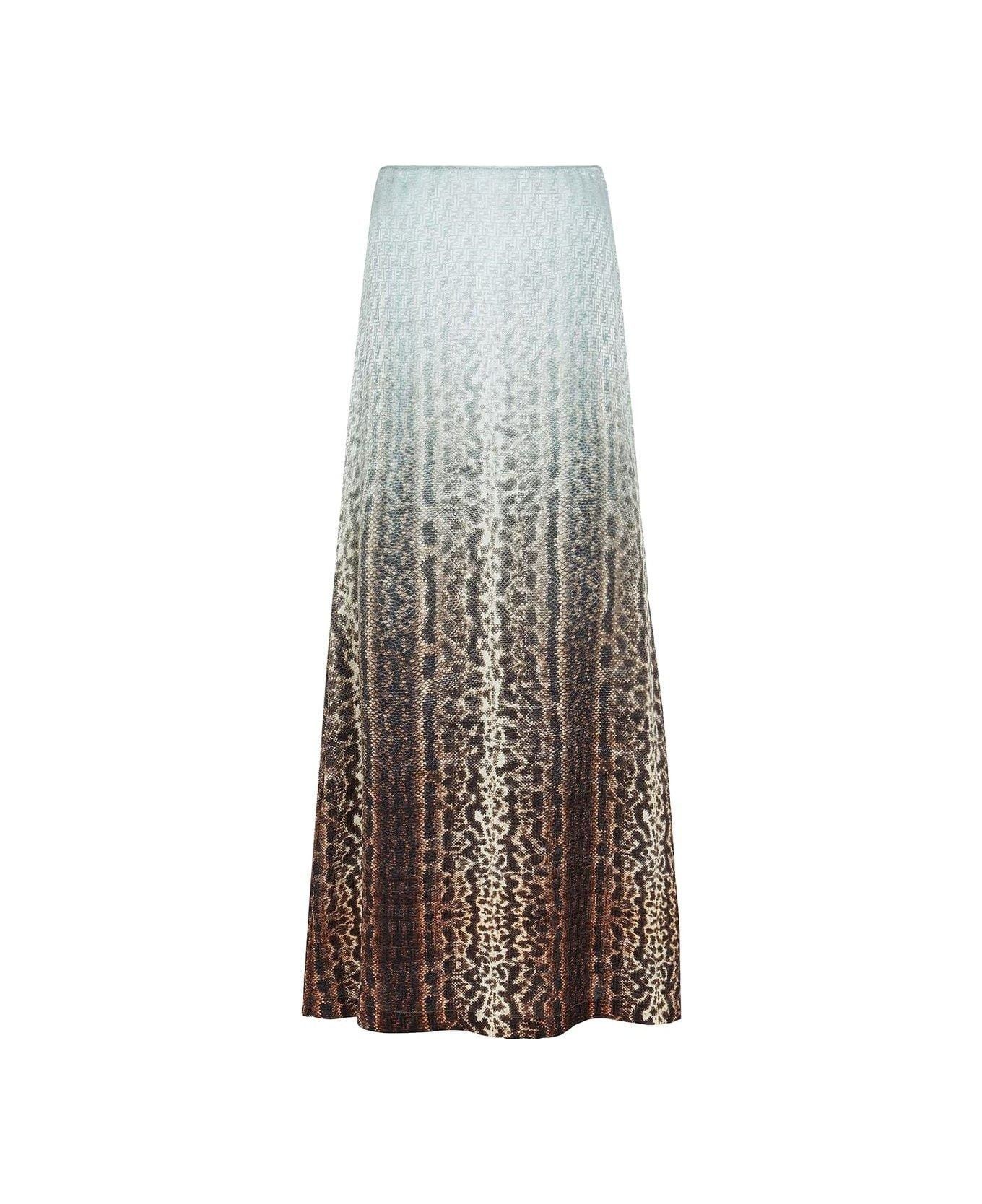 Fendi o1s1wg110425 Skirts in Multicolor Size 28" / US 6 / IT 42 - 2 Thumbnail