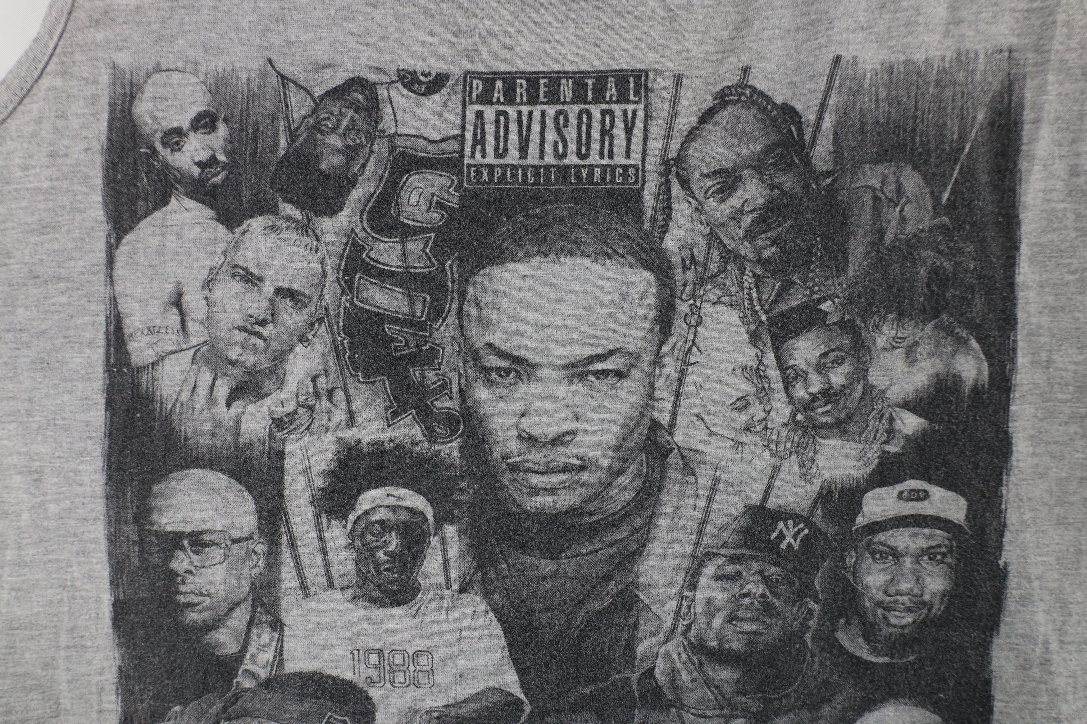 Vintage Vintage Y2K Streetwear Hip Hop Legends Tank Top T-Shirt Gray Size US L / EU 52-54 / 3 - 5 Thumbnail