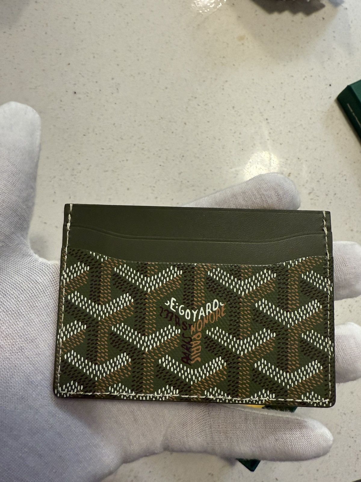 Goyard Goyard Khaki Green Saint Sulpice Cardholder (LIMITED) !!! Size ONE SIZE - 2 Thumbnail