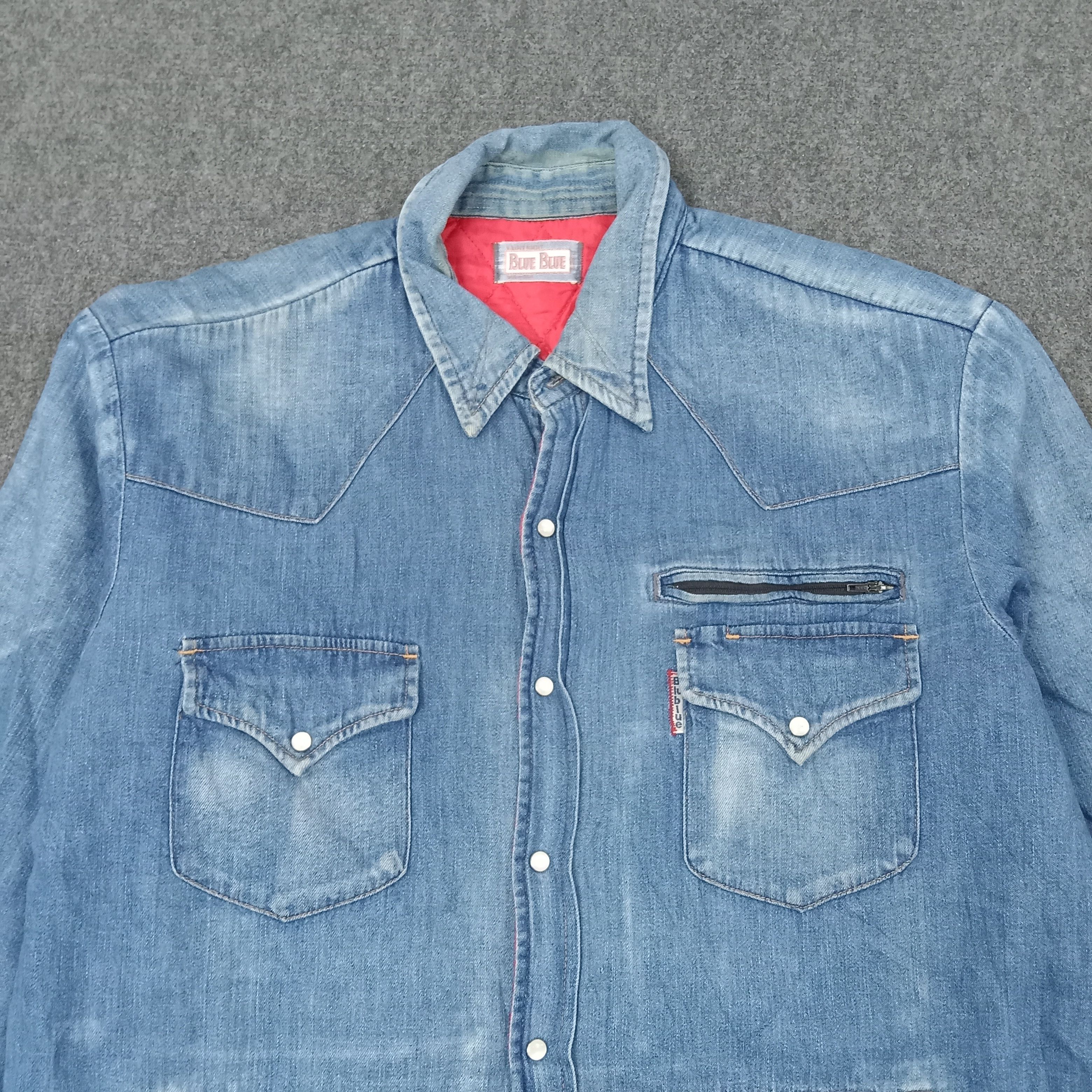 Blue Blue Japan BLUE BLUE Japanese Fashion Brand Shirts C249N13 Size US M / EU 48-50 / 2 - 3 Thumbnail