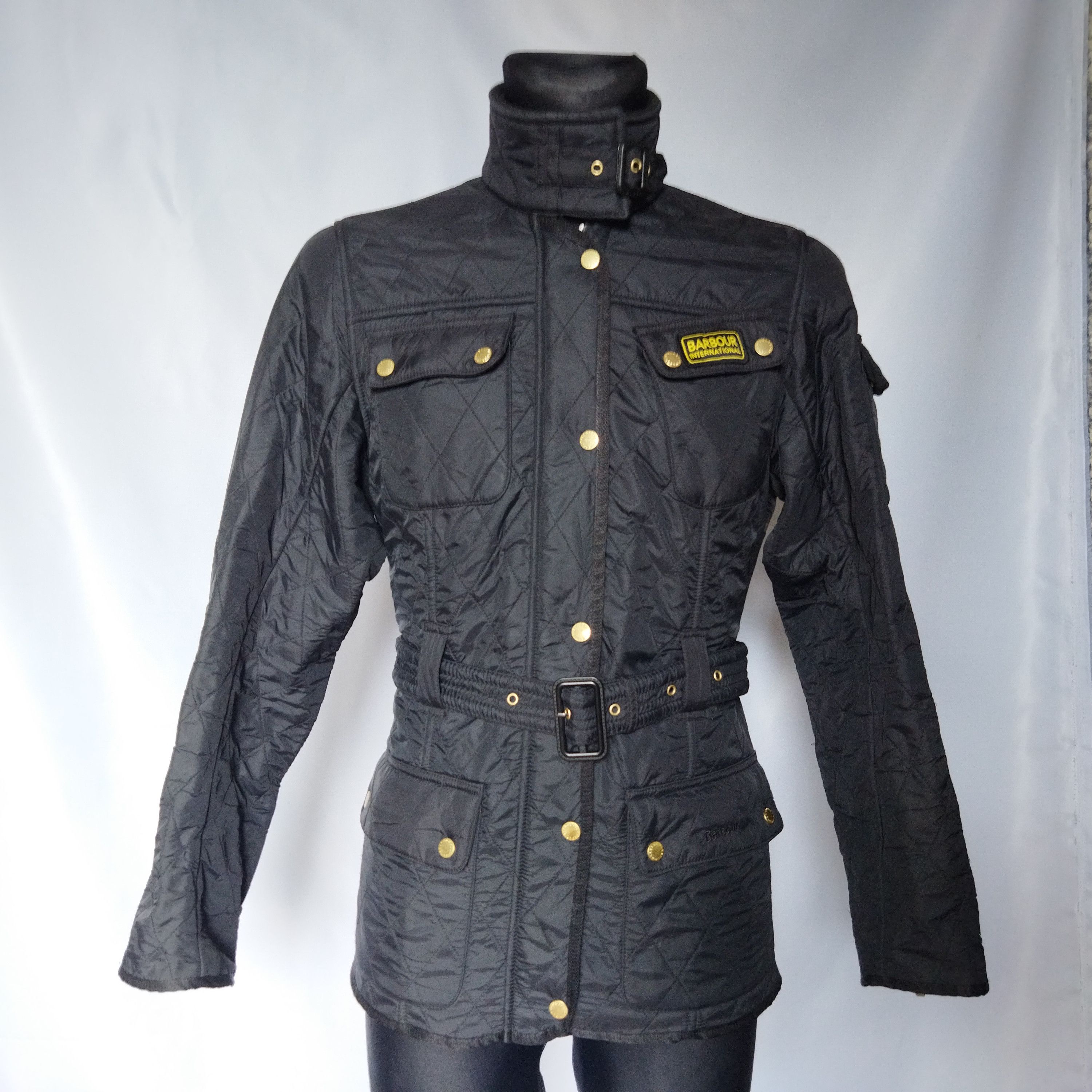 Barbour × Vintage Women’s Quilted Bomber Jacket Barbour International Size 10 Size L / US 10 / IT 46 - 2 Thumbnail