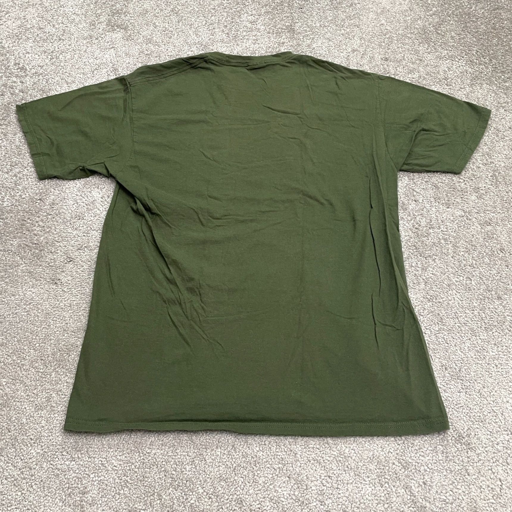 Port & Company VINTAGE Port & Company Ring Spun Graphic T-Shirt Unisex Adult Medium Green Morocco Tee Size M / US 6-8 / IT 42-44 - 2 Thumbnail