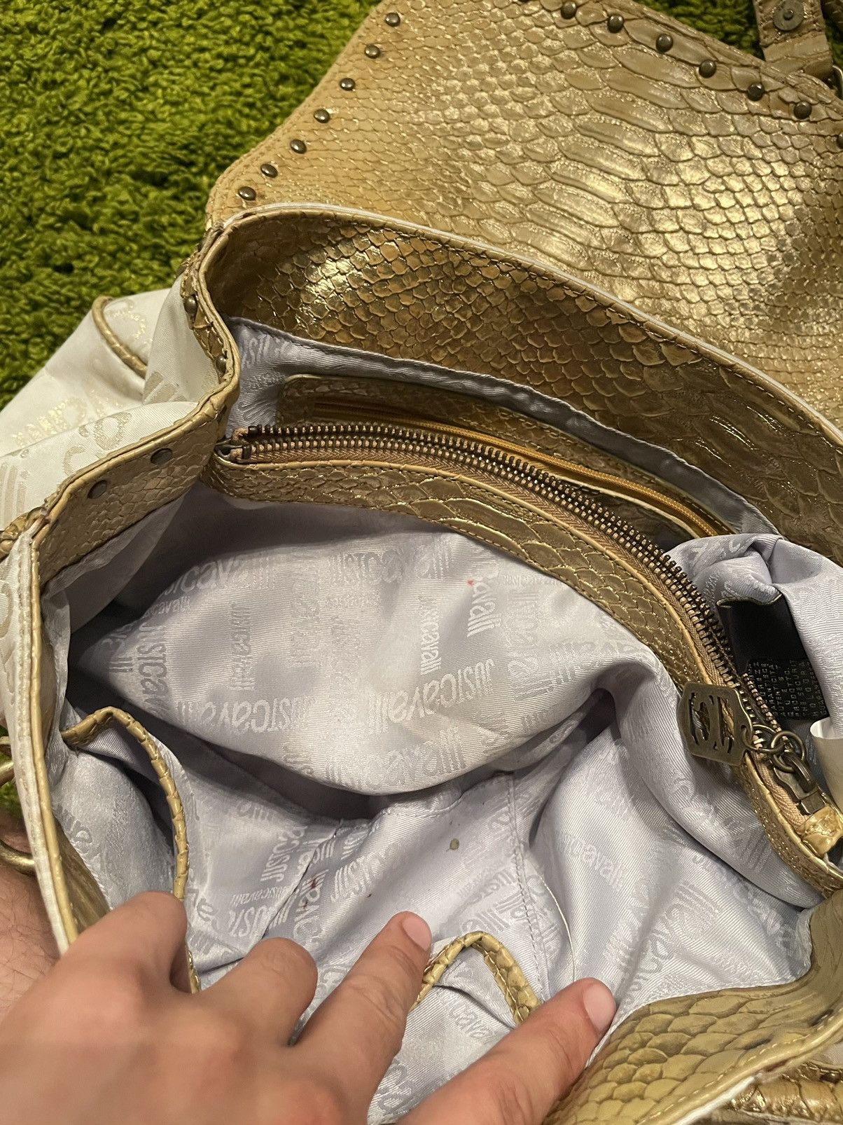 Just Cavalli × Roberto Cavalli × Vintage Just Cavalli 2000s vintage archive monogram bag Size ONE SIZE - 13 Thumbnail