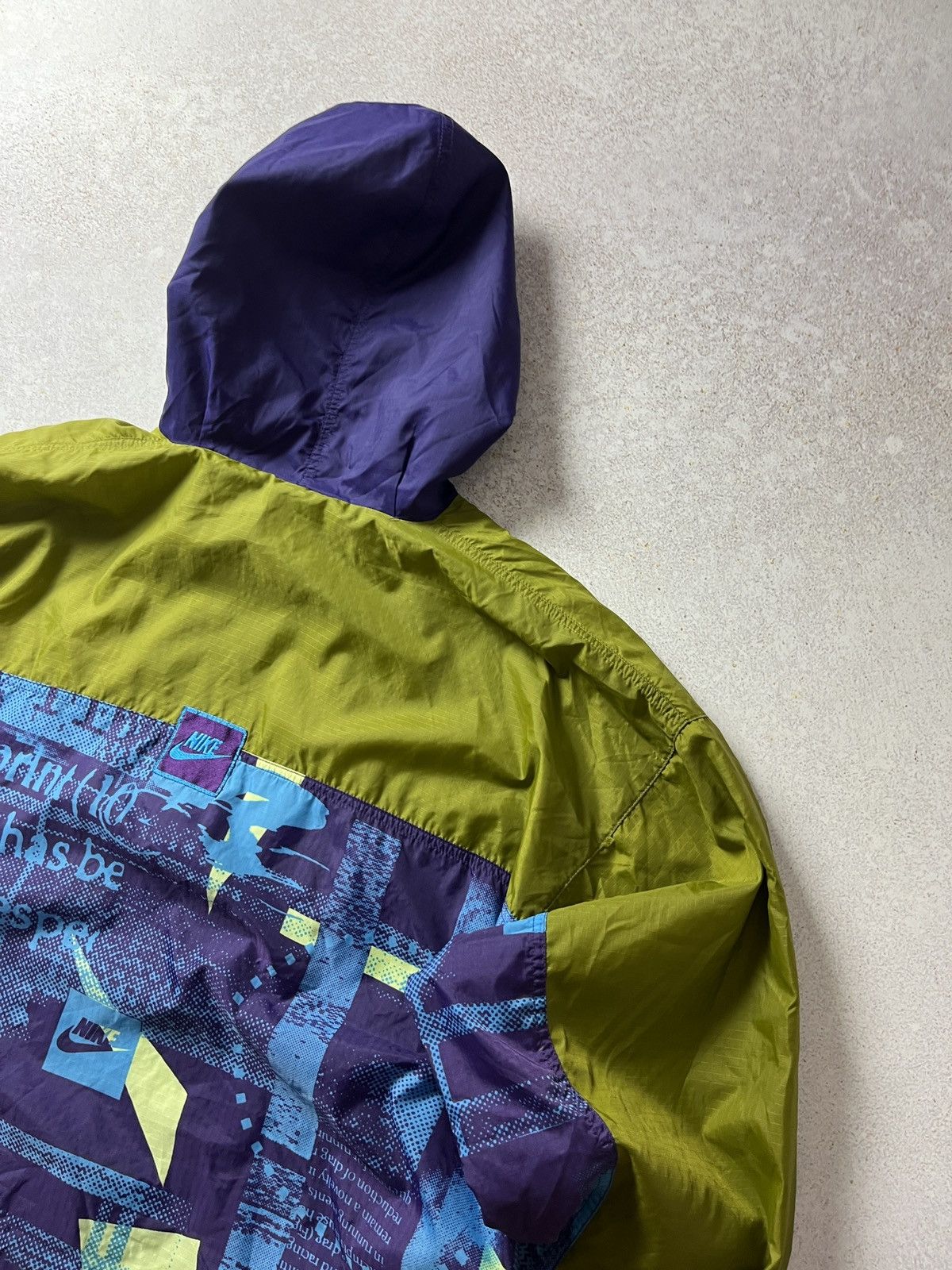 Nike Vintage 90s Nike Windbreaker Anorak Jacket Tracksuit Top Size US M / EU 48-50 / 2 - 5 Thumbnail