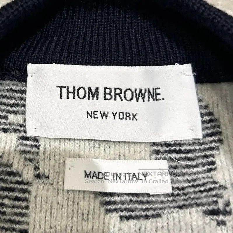 Thom Browne Thom Browne Black Wool-Blend Long Cardigan . Size M / US 6-8 / IT 42-44 - 3 Thumbnail