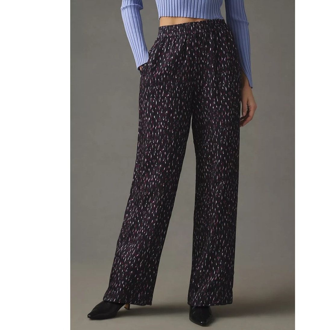Anthropologie NWT ANTHROPOLOGIE Scotch & Soda Gia Wide-Leg Trousers $178 M Size 30" / US 8 / IT 44 - 3 Thumbnail
