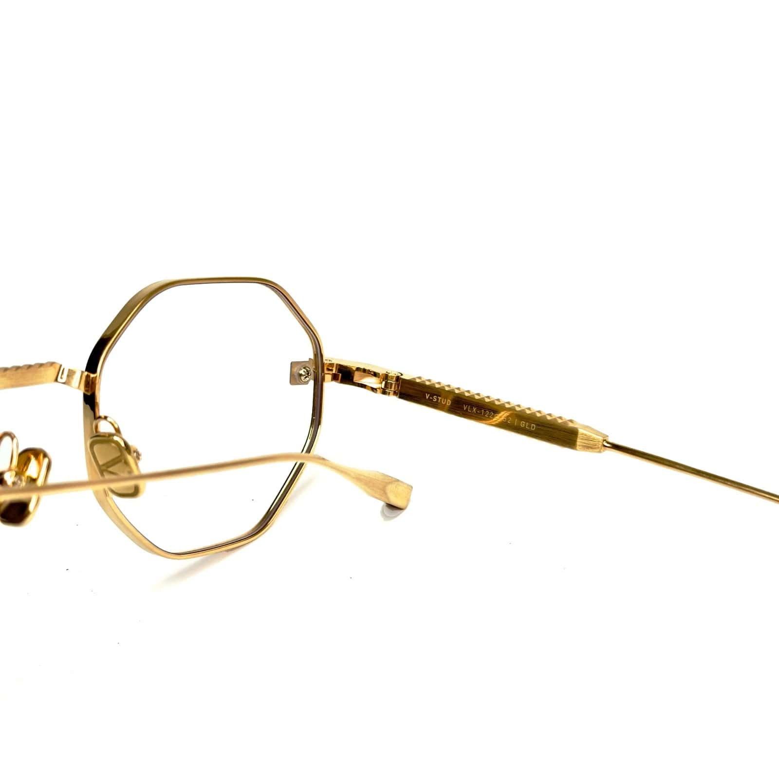 Valentino VALENTINO V-STUD VLX122 VLX 122C Geometric Optical Frame Size ONE SIZE - 3 Thumbnail