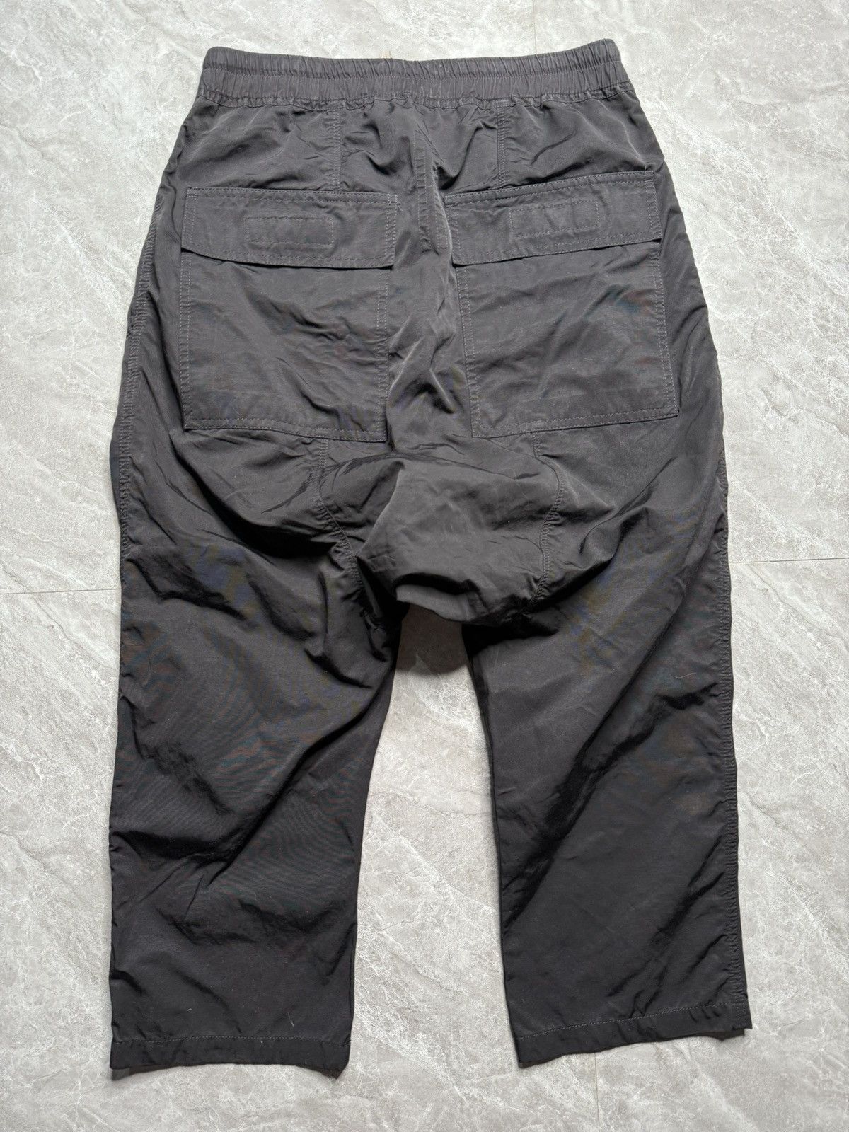 Rick Owens Drkshdw Rick Owens DRKSDHW Cropped Cotton Nylon Blend Pants Size US 31 - 2 Thumbnail