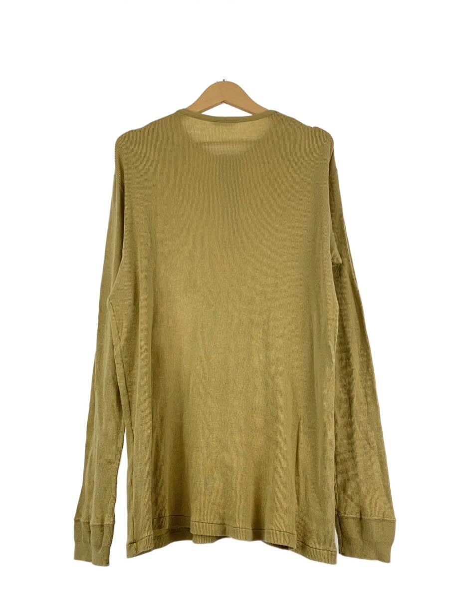 Auralee Beige Cotton Organic Soft Rib Henley Neck Tee Size US XXL / EU 58 / 5 - 2 Thumbnail