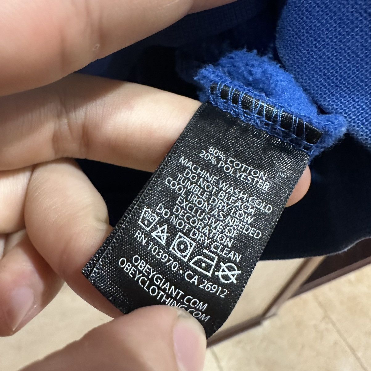 Obey Obey Blue Flame Hoodie Size US M / EU 48-50 / 2 - 7 Thumbnail