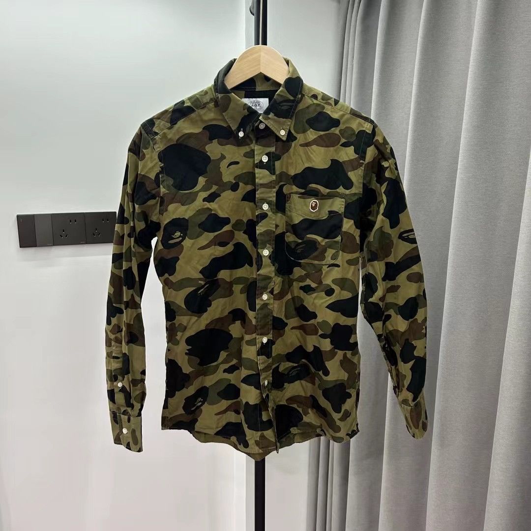 Bape 1ST CAMO BD SHIRT Size US M / EU 48-50 / 2 - 1 Thumbnail