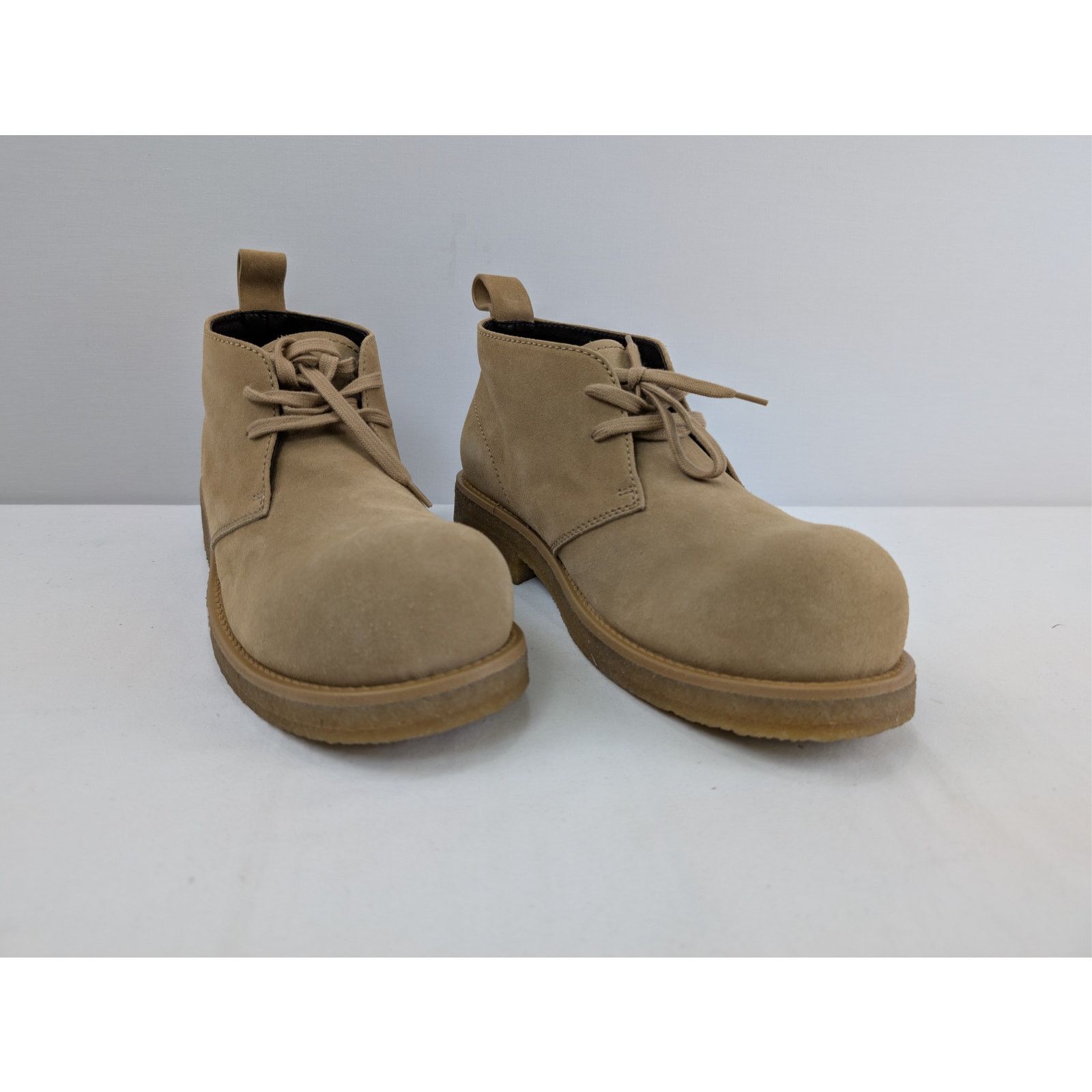 Bottega Veneta o1rshd1 Deep NuBuck Helium Ankle Boot in Camel Size US 10 / EU 43 - 5 Thumbnail