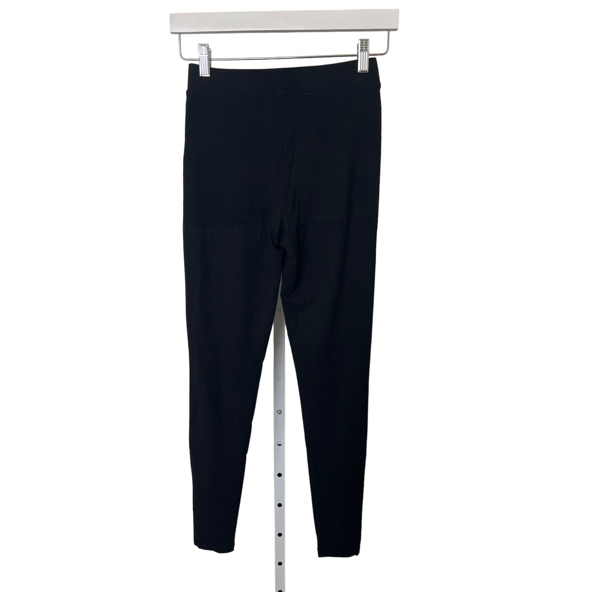 Gap Gap Black Stretchy Leggings Soft & Versatile Rayon & Spandex Size 27" / US 4 / IT 40 - 3 Thumbnail