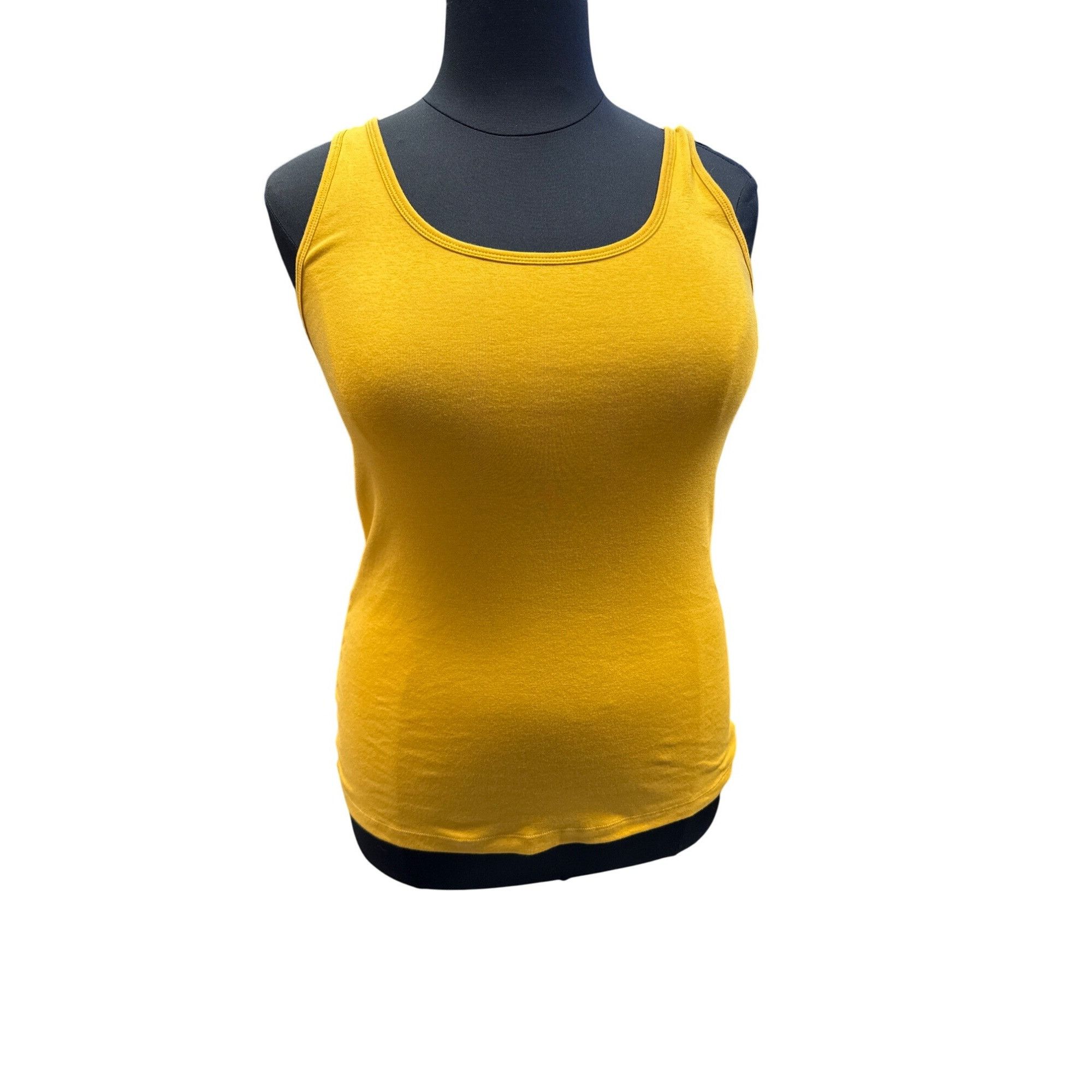Other Ava & Viv Womens Yellow Tank Top Sleeveless Scoop Neck Stret Size XL / US 12-14 / IT 48-50 - 1 Thumbnail