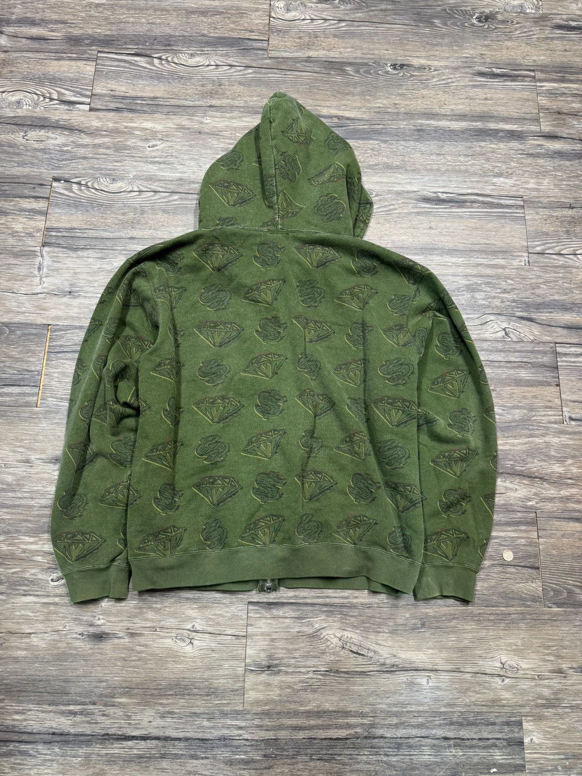 Billionaire Boys Club Billionaire Boys Club Money & Diamonds Early 2000’s Hoodie Size US L / EU 52-54 / 3 - 9 Thumbnail