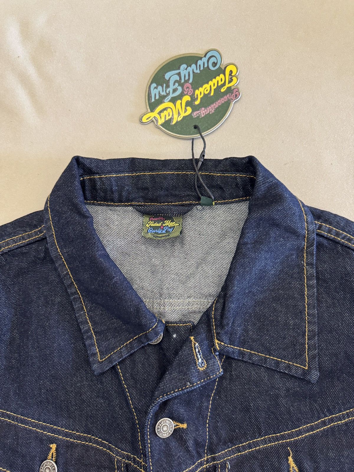 Jaded London Jaded Wavy Seam Denim Organic Jacket Size US XL / EU 56 / 4 - 2 Thumbnail
