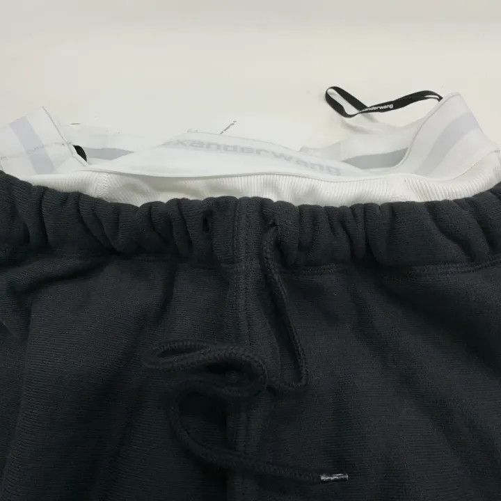 Alexander Wang Alexander Wang Black Wide Leg Sweatpants with Logo - Size 30" / US 8 / IT 44 - 6 Thumbnail