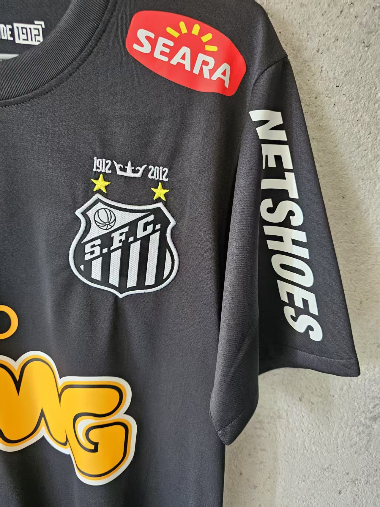 Other Vintage Santos FC 11 Neymar Jersey Black Size US L / EU 52-54 / 3 - 3 Thumbnail
