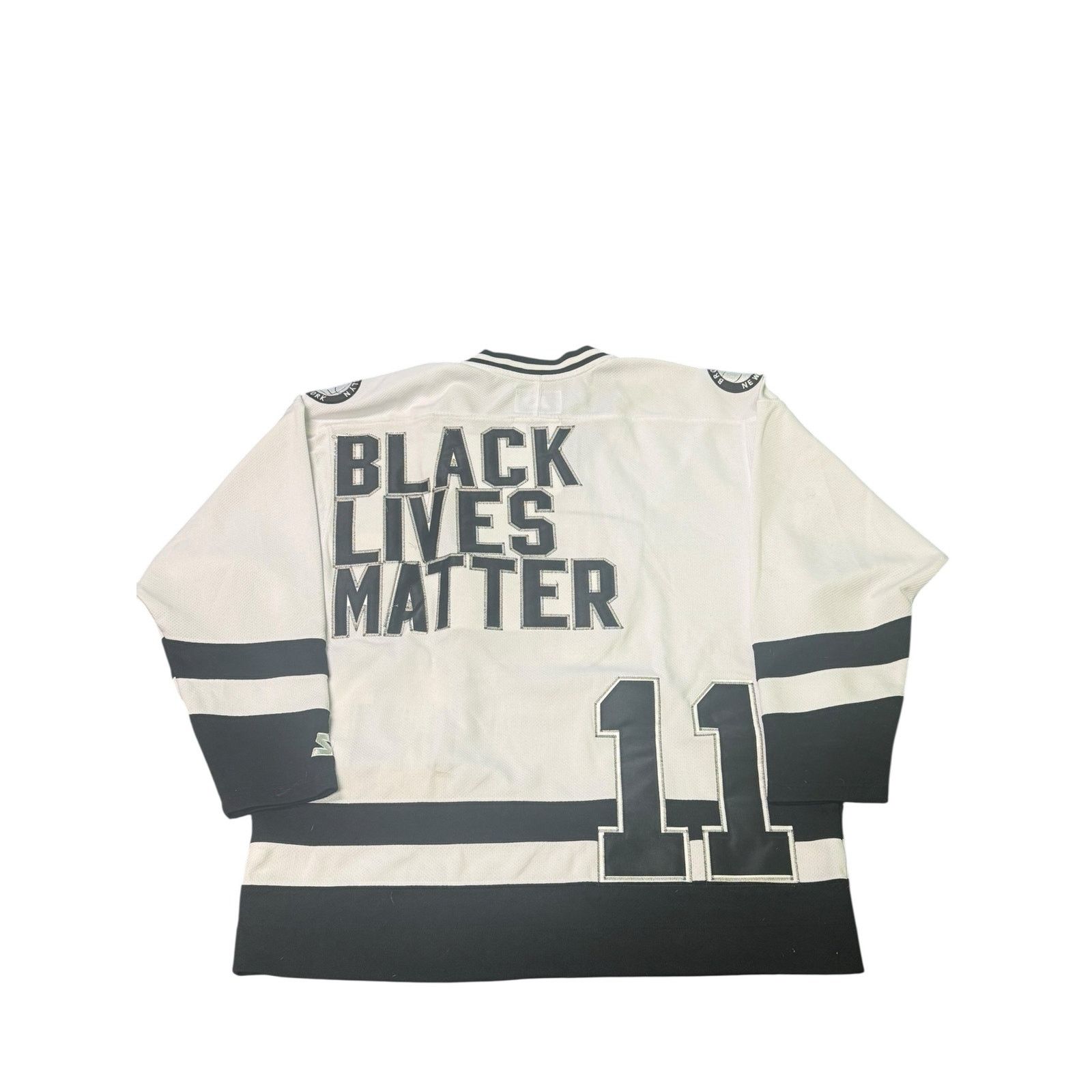 Starter Brooklyn Nets #11 Black Lives Matter Hockey Style Jersey Size US XL / EU 56 / 4 - 2 Thumbnail