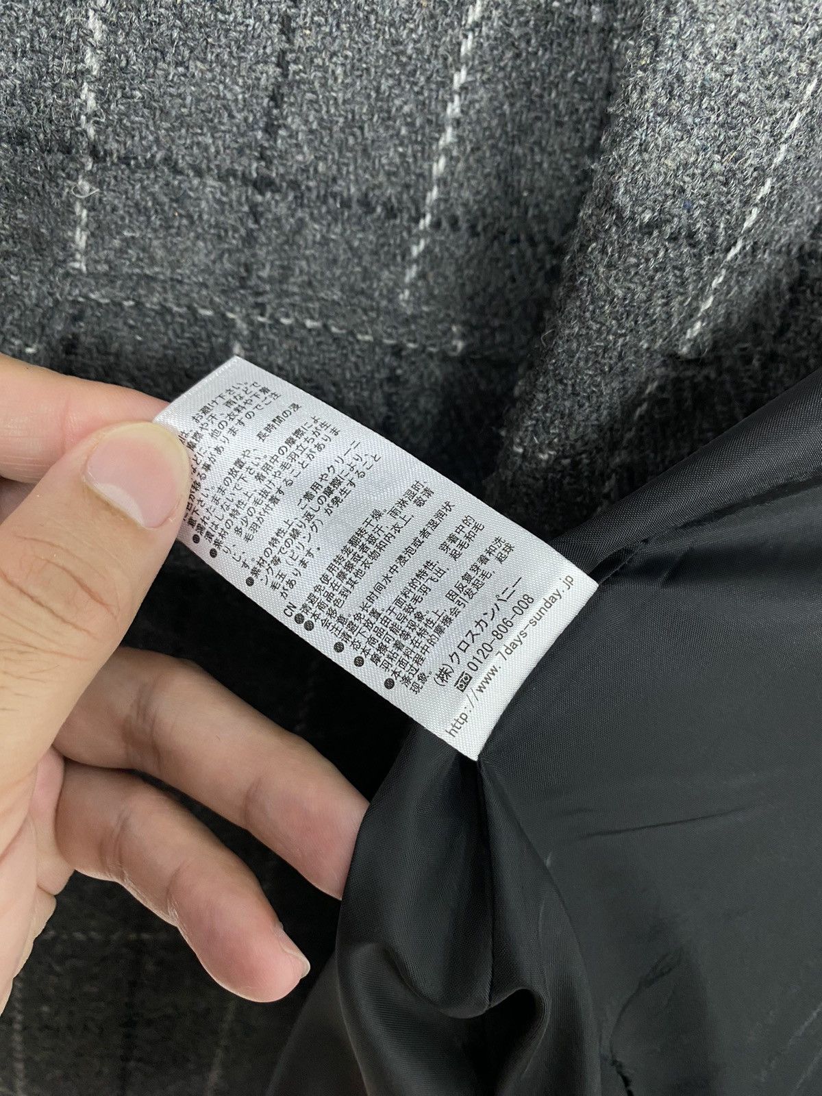Harris Tweed Rare‼️ Harris Tweed X Sevendays Sunday Wool Coat Size M / US 6-8 / IT 42-44 - 8 Thumbnail