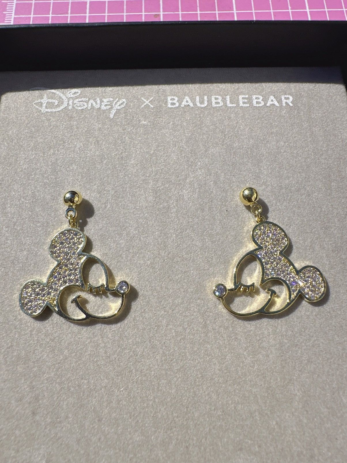 Disney Disney X BAUBLEBAR silver / gold tone diamonds paved Mickey Size ONE SIZE - 12 Thumbnail