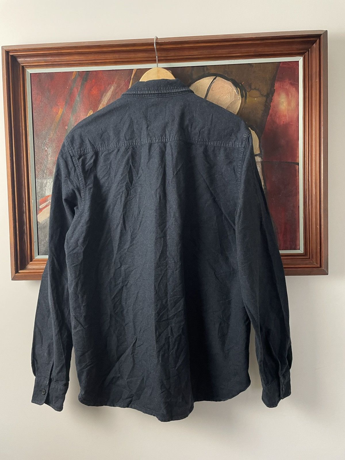 Carhartt Carhartt Shirt Button Up Work Workwear Casual Navy Rare Size US L / EU 52-54 / 3 - 3 Thumbnail