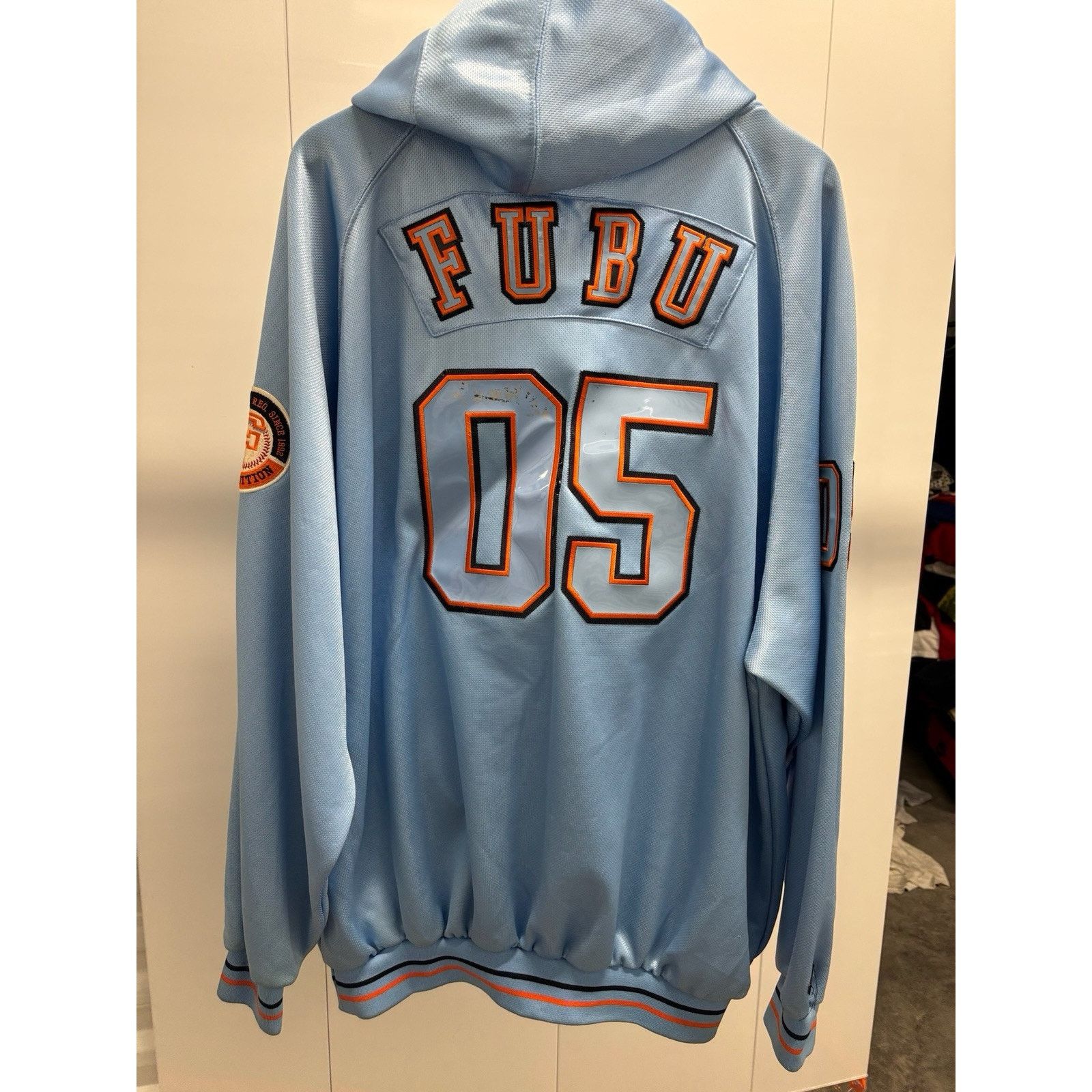 Fubu × Vintage Vintage Y2K Fubu Dirty South Blue Hoodie XXL Damien