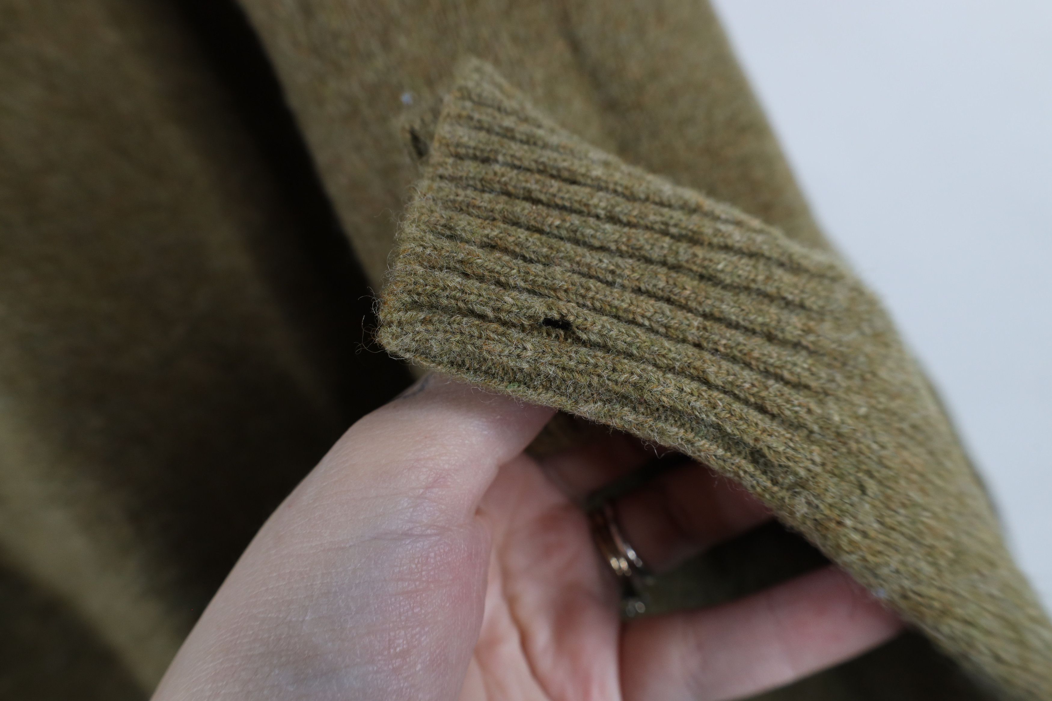 Cabelas × Vintage Vintage 90s Cabelas Wool Knit Crewneck Sweater Heather Green Size US L / EU 52-54 / 3 - 5 Thumbnail