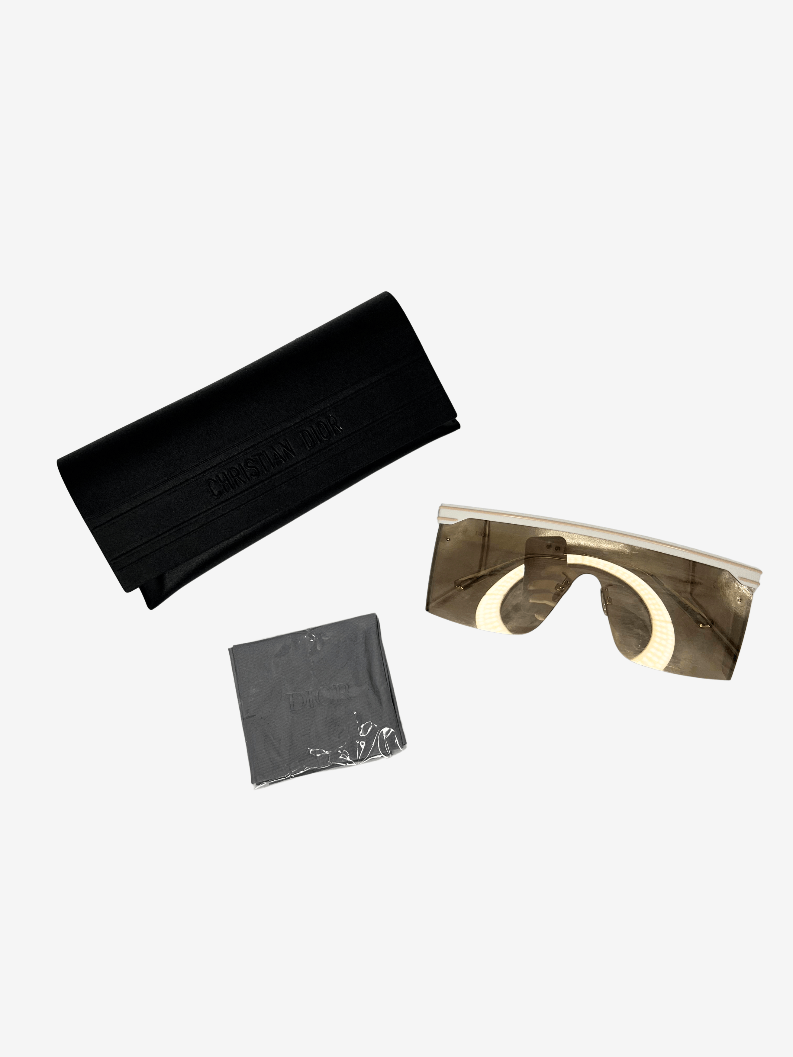Dior $768 Christian Dior Rose Visor Sunglasses Size ONE SIZE - 6 Thumbnail