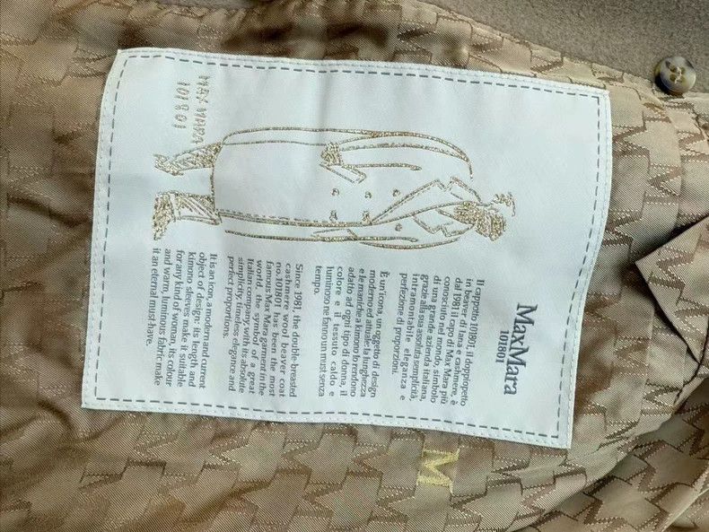 Max Mara Max Mara Mainline 101801 Camel Coat Size S / US 4 / IT 40 - 4 Thumbnail
