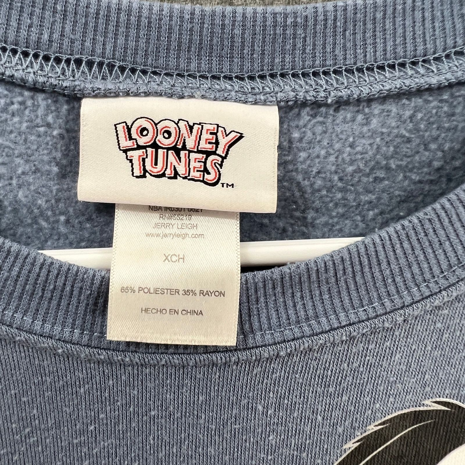 Other Looney Tunes Shirt Women Size XS Blue Long Sleeve Size XS / US 0-2 / IT 36-38 - 3 Thumbnail