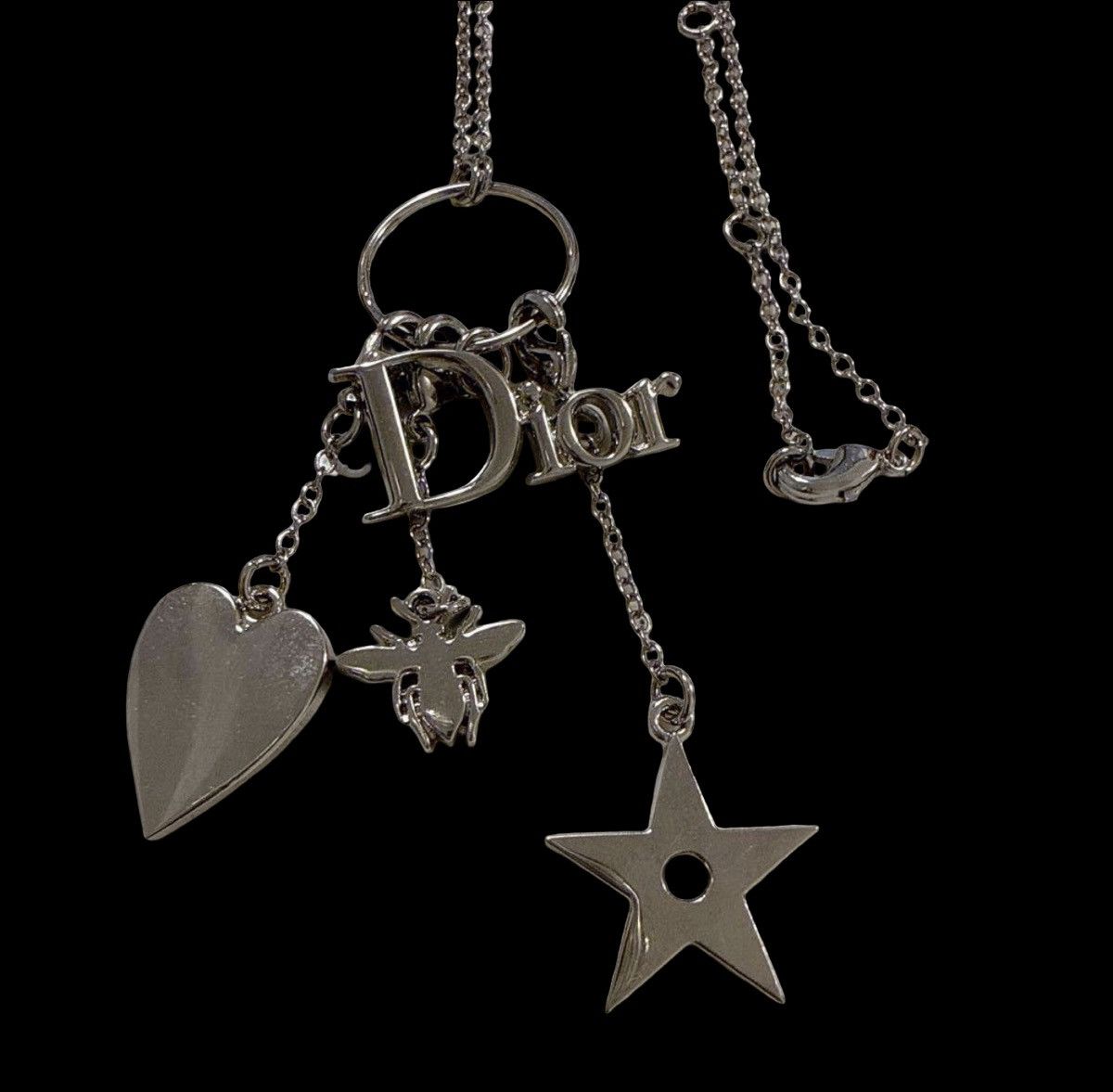 Dior Christian Dior Multi-Charm 3-Way Long Necklace Size ONE SIZE - 3 Thumbnail
