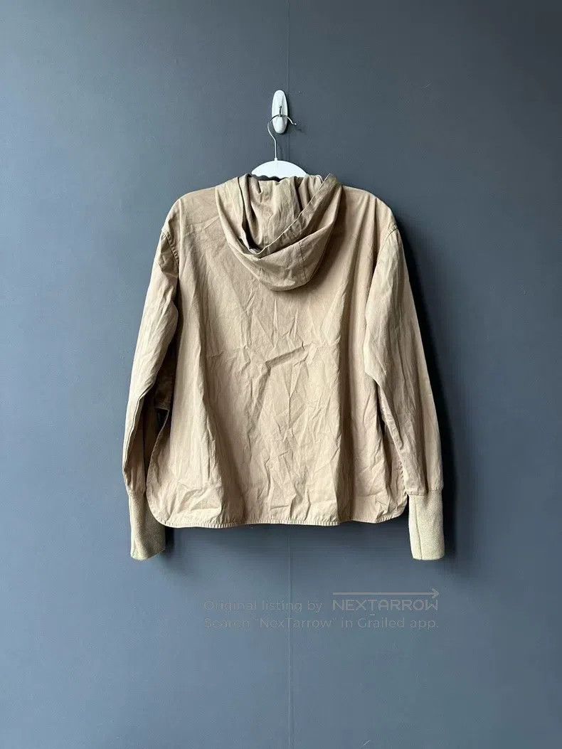 Loewe Loewe Khaki-colored leather brand windbreaker jacket Size 4XL / US 24-26 - 2 Thumbnail