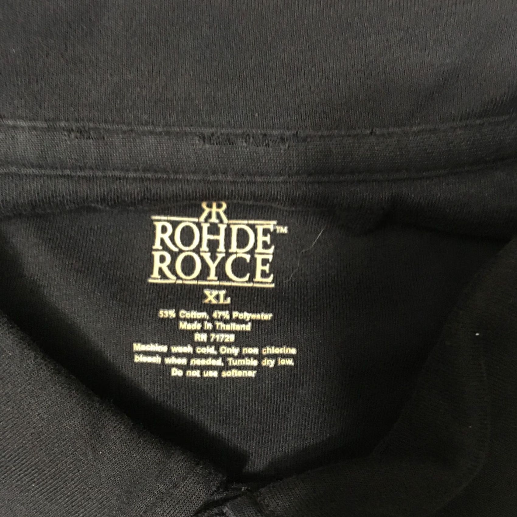 Vintage Nike Polo Mens XL Black Golf Shirt Polo Shirt Embroidered Logo Roye Rohde Classic 90s Theme Golf Mens Size US XL / EU 56 / 4 - 3 Thumbnail