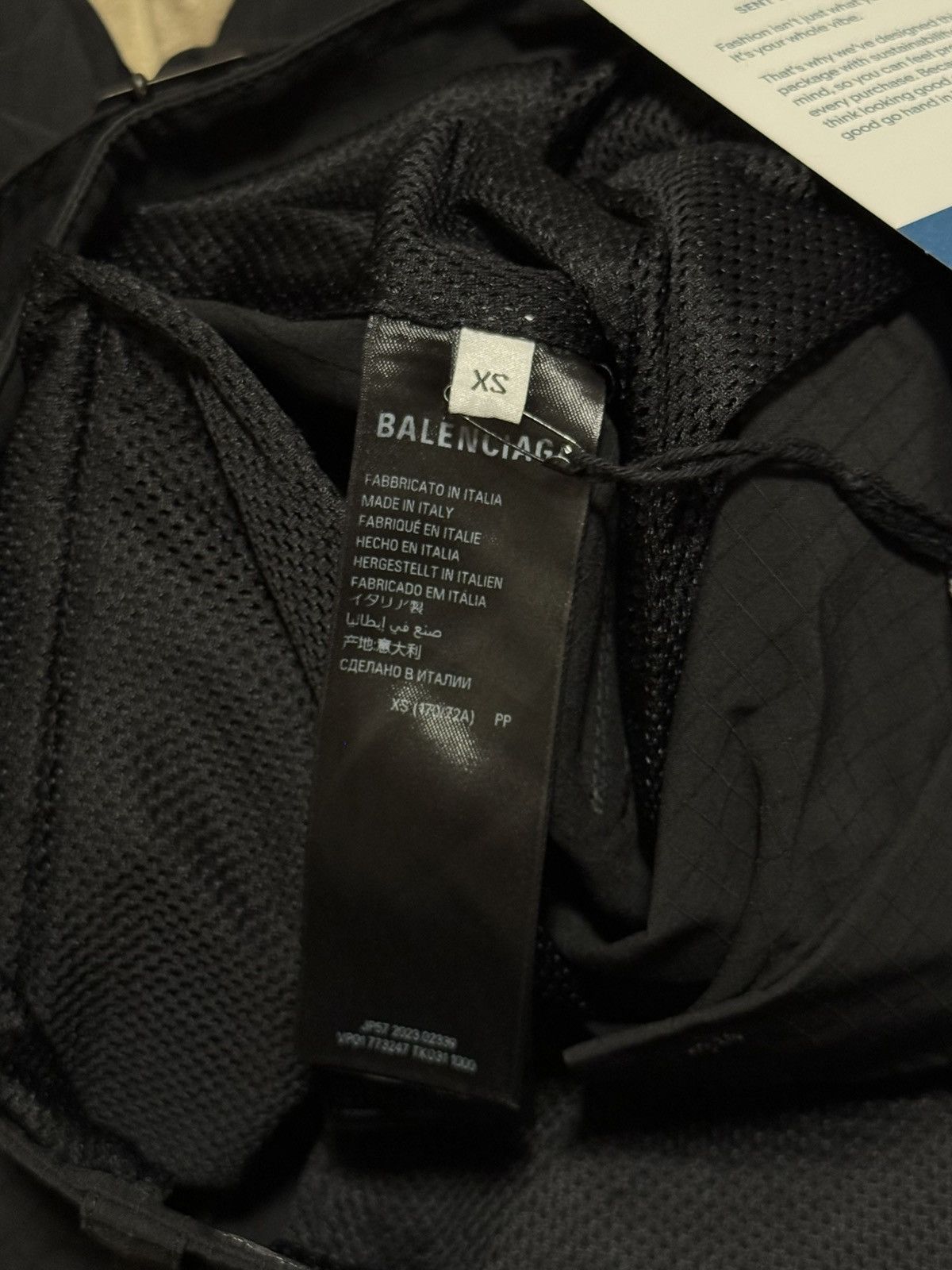 Balenciaga Balenciaga Unity Logo Cargo Pants in Black Size US 31 - 6 Thumbnail