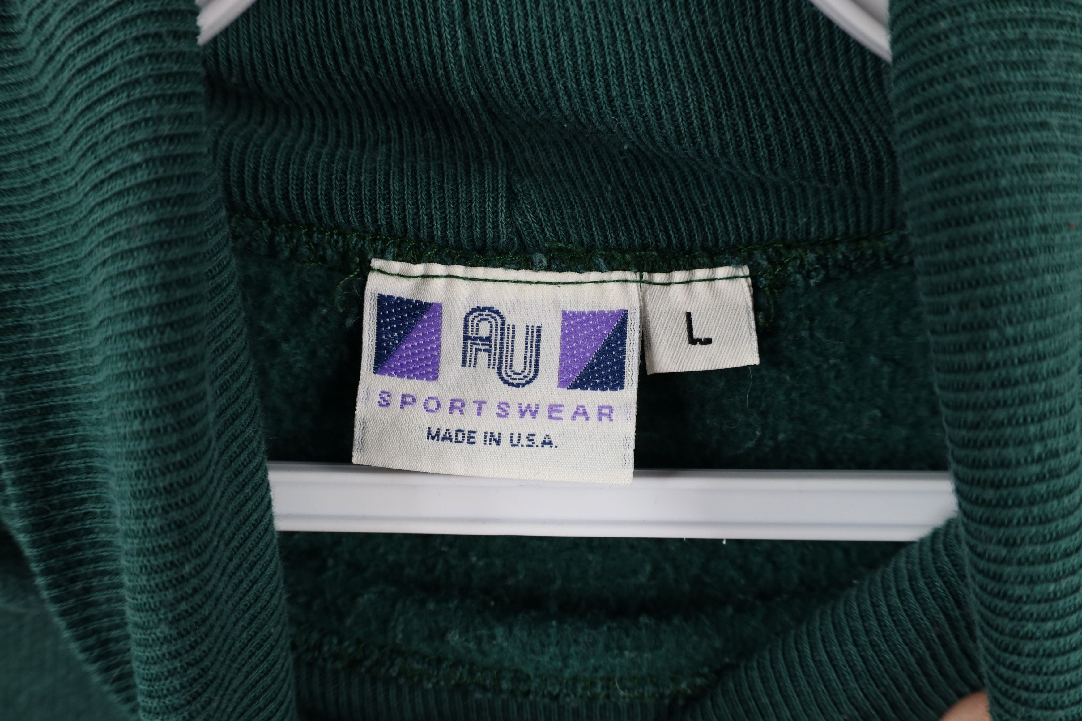 Vintage Vintage 90s Streetwear Over Print Turtleneck Sweatshirt USA Size L / US 10 / IT 46 - 9 Thumbnail