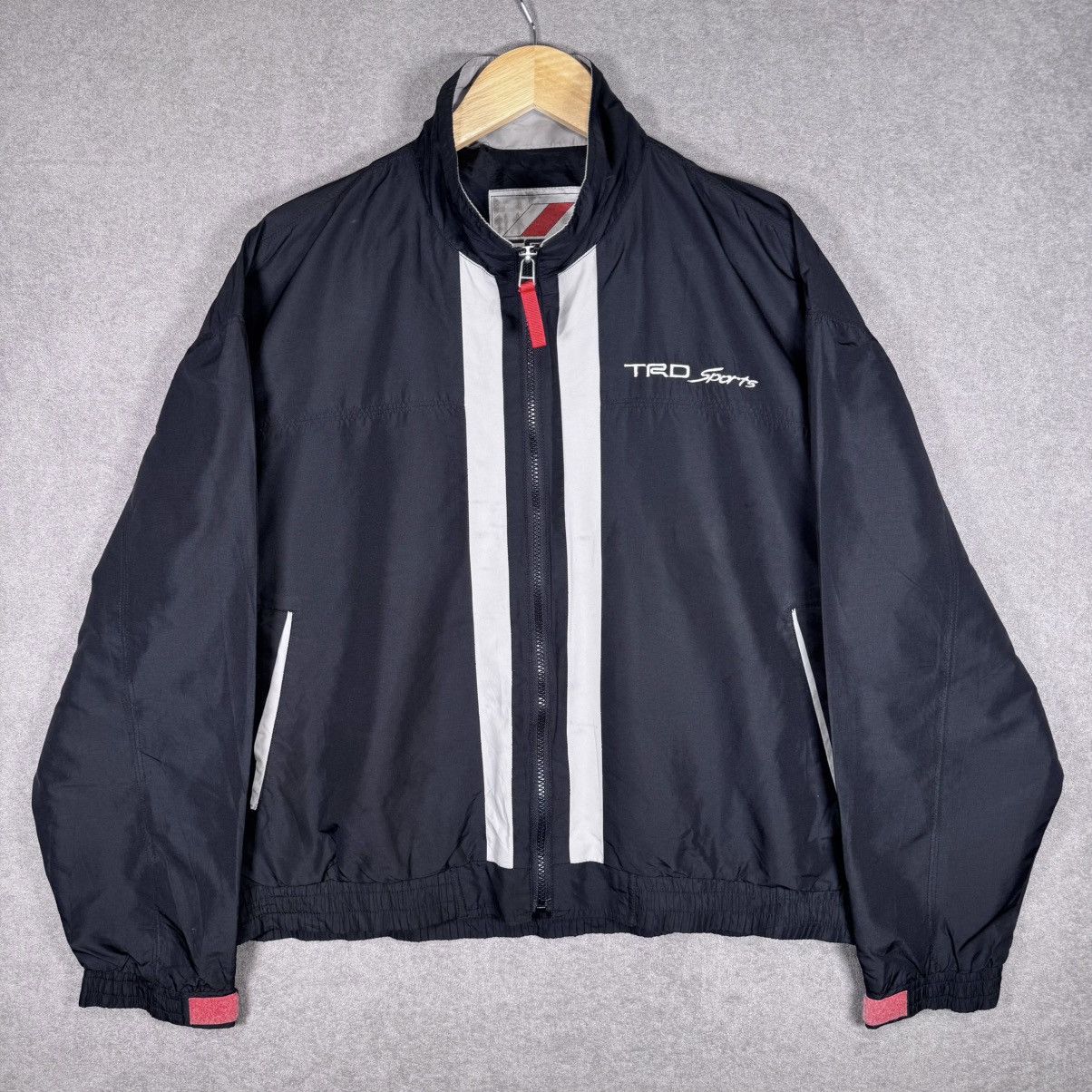 Classic 80s Toyota TRD Black Jacket - Size M JDM Style