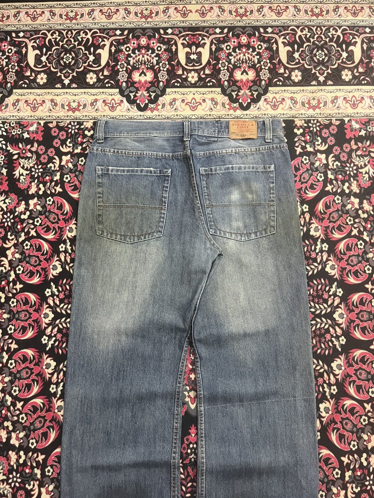 Abercrombie & Fitch Vintage Abercrombie & Fitch Distressed Loose Baggy Jeans Size US 36 / EU 52 - 6 Thumbnail
