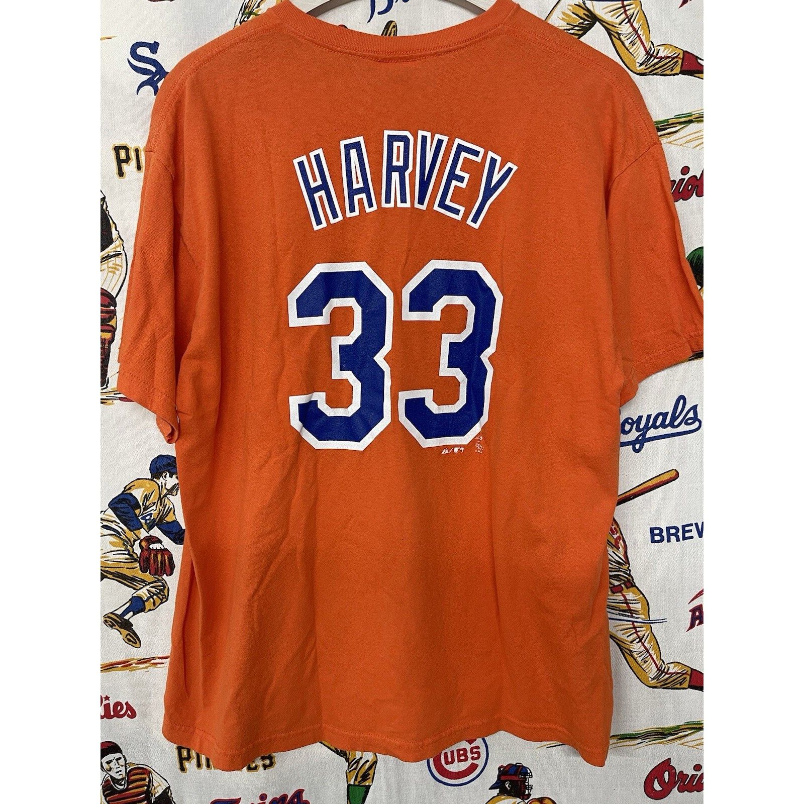 Majestic VTG Y2K 90S MATT HARVEY MAJESTIC NEW YORK METS JERSEY SHIRT Size US XL / EU 56 / 4 - 1 Thumbnail