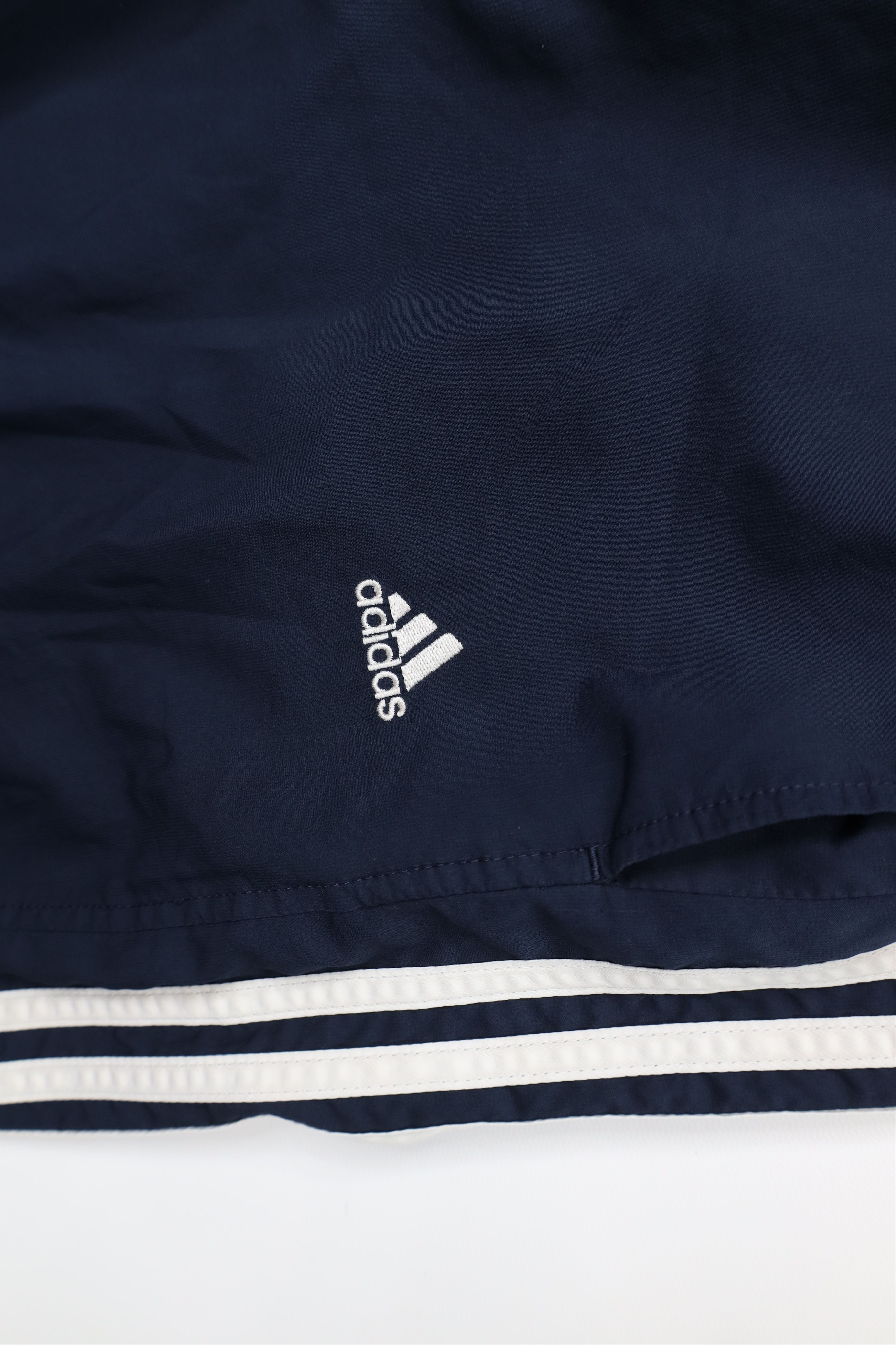 Adidas Vintage Y2K Adidas Spell Out Lined Wide Leg Wind Pants Size US 36 / EU 52 - 7 Thumbnail